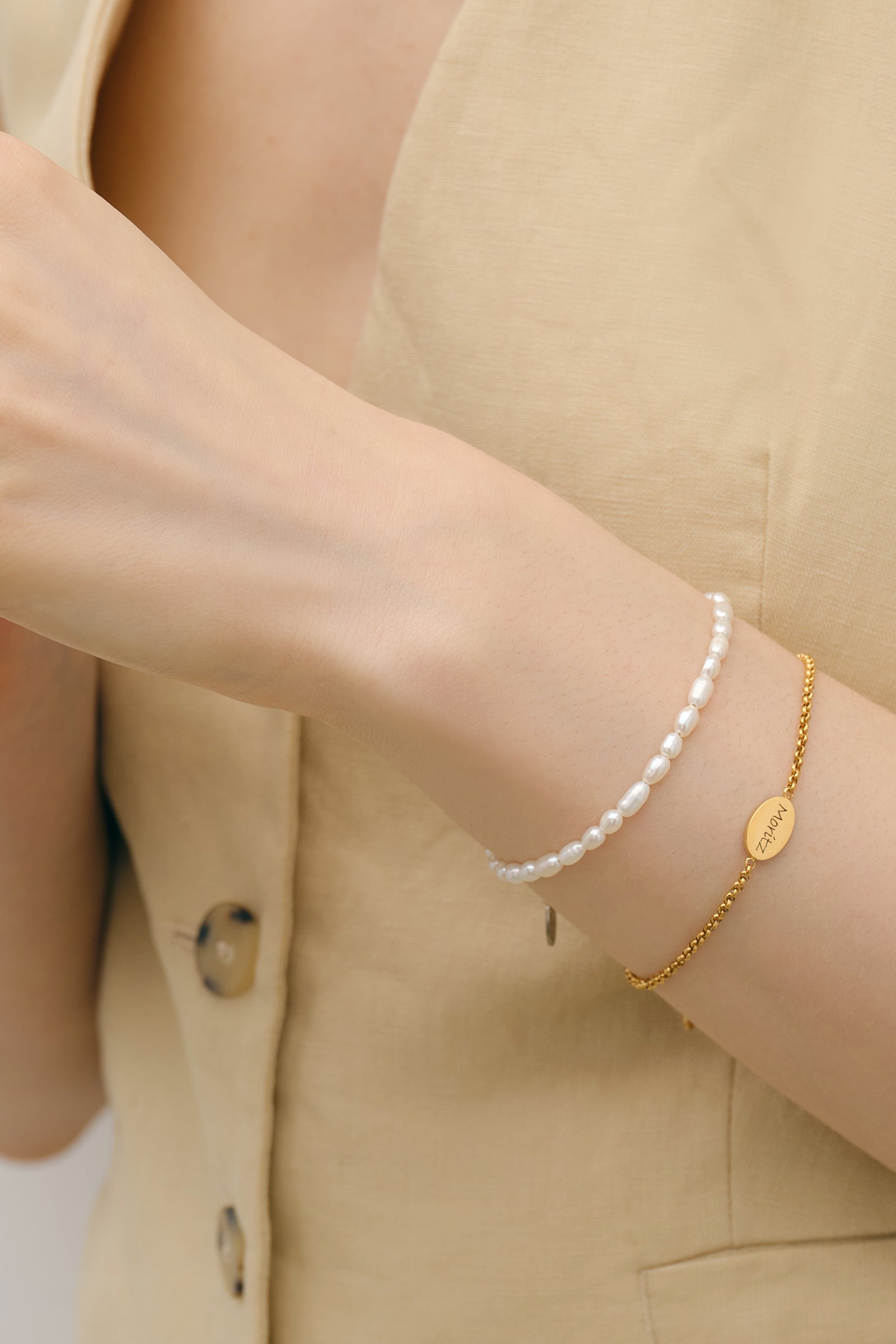 mini freshwater pearl bracelet