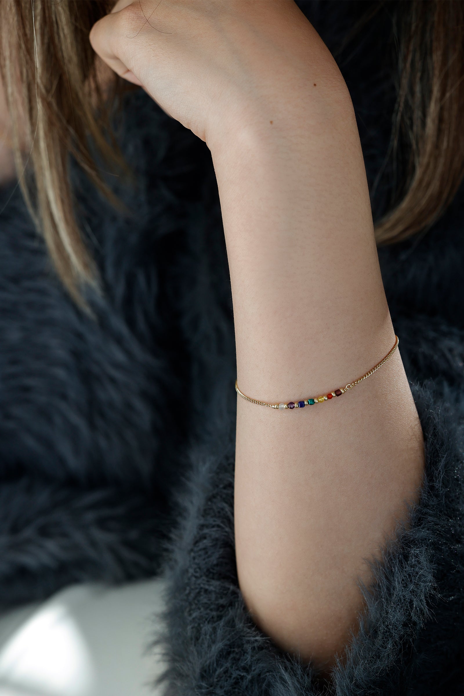 Chakra Armband - 925er Sterling Silber