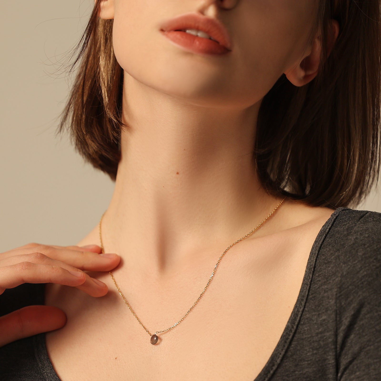 Rainbow Tourmaline Necklace - 925 Sterling Silver