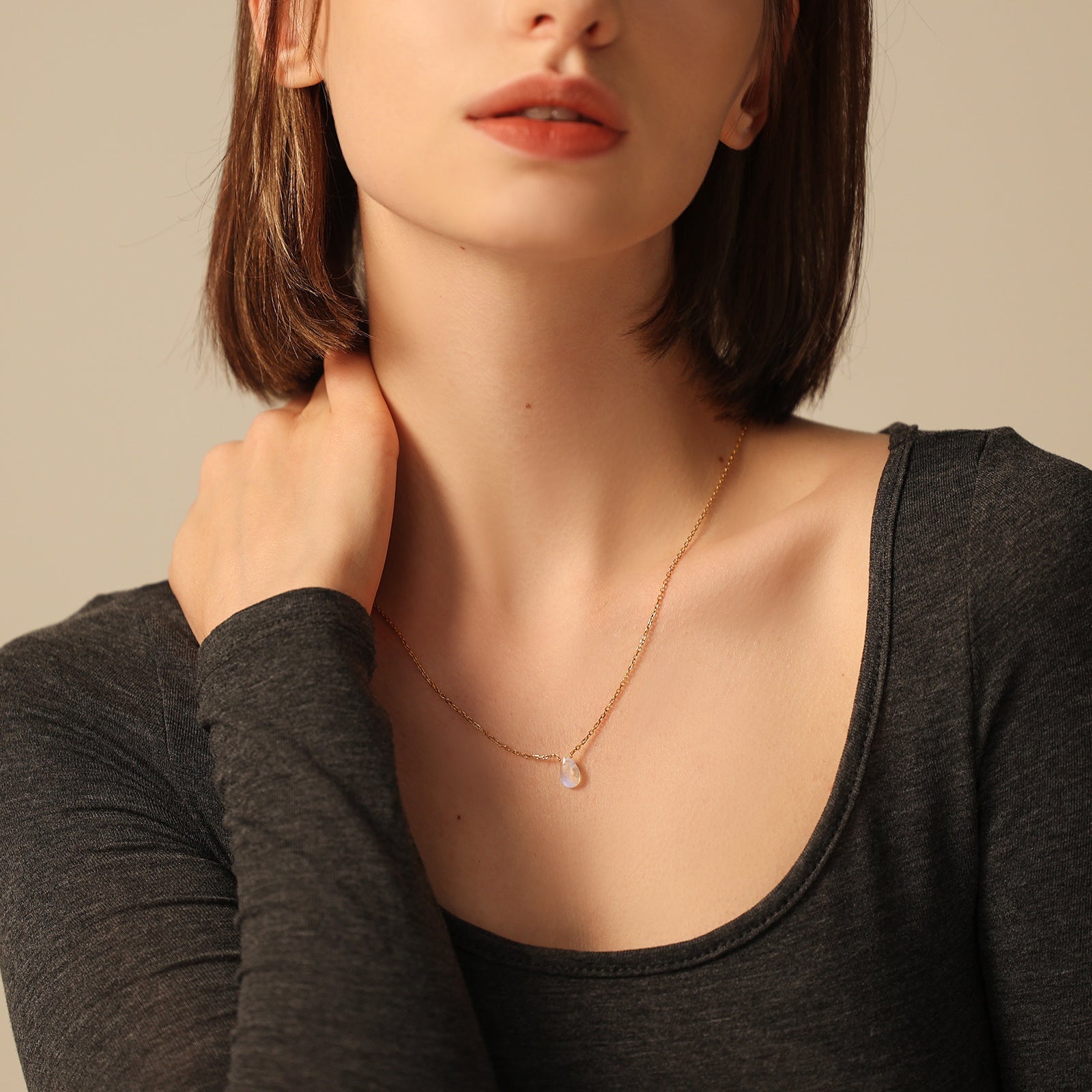Rainbow Tourmaline Necklace - 925 Sterling Silver