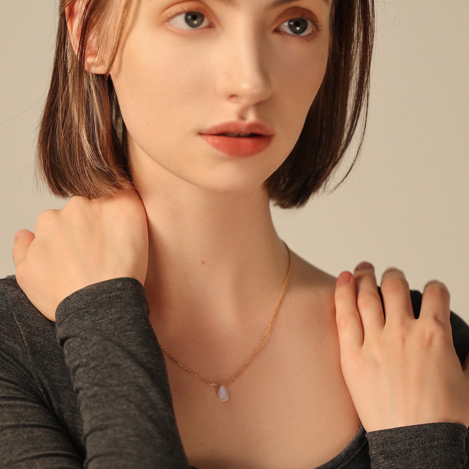 Rainbow Tourmaline Necklace - 925 Sterling Silver