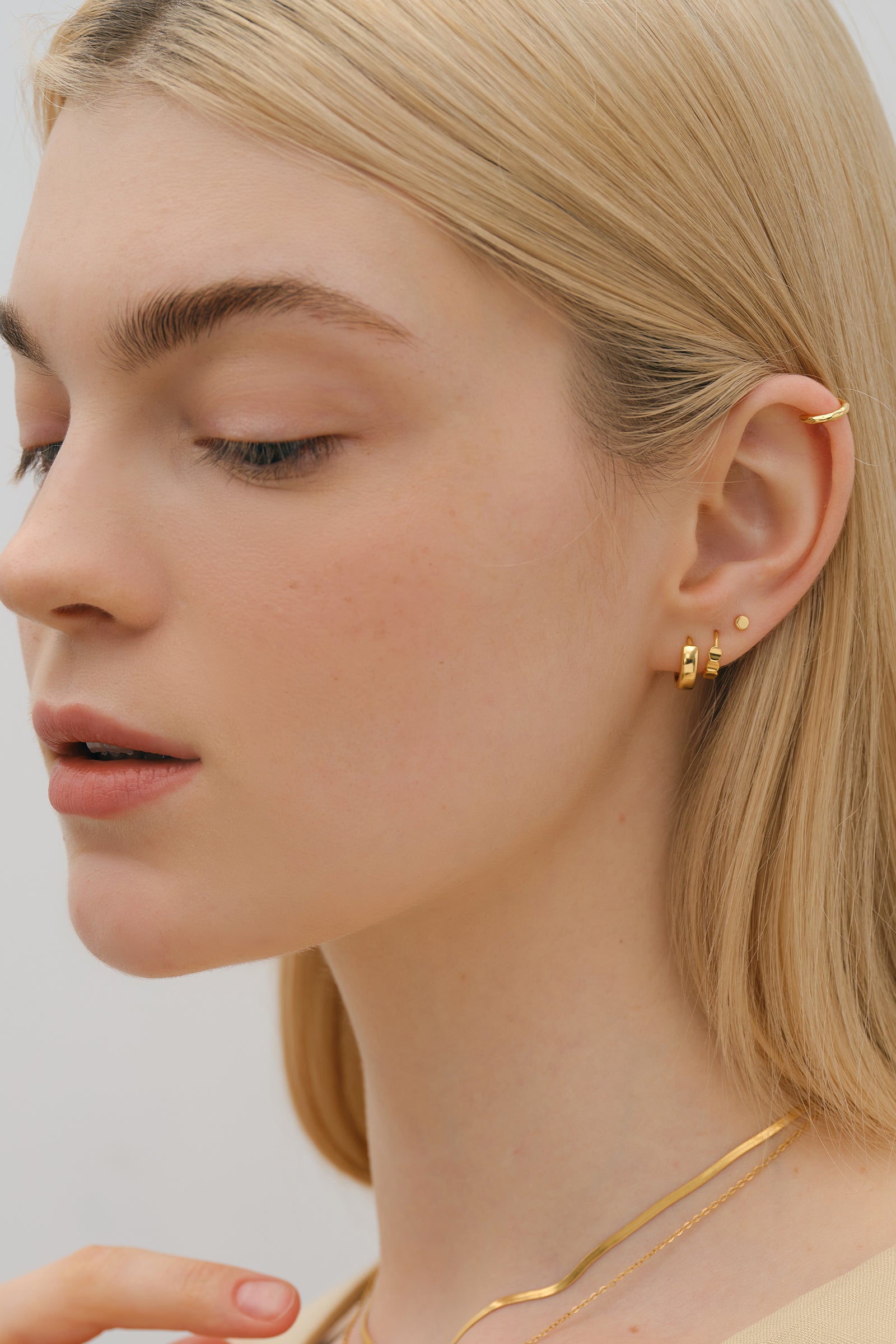 Elegante Creolen - 925er Sterling Silber Ohrringe VIVIANNASCHMUCK