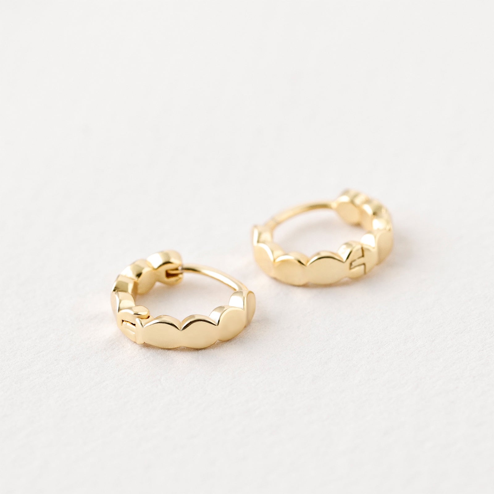 Elegante Creolen - 925er Sterling Silber Ohrringe VIVIANNASCHMUCK