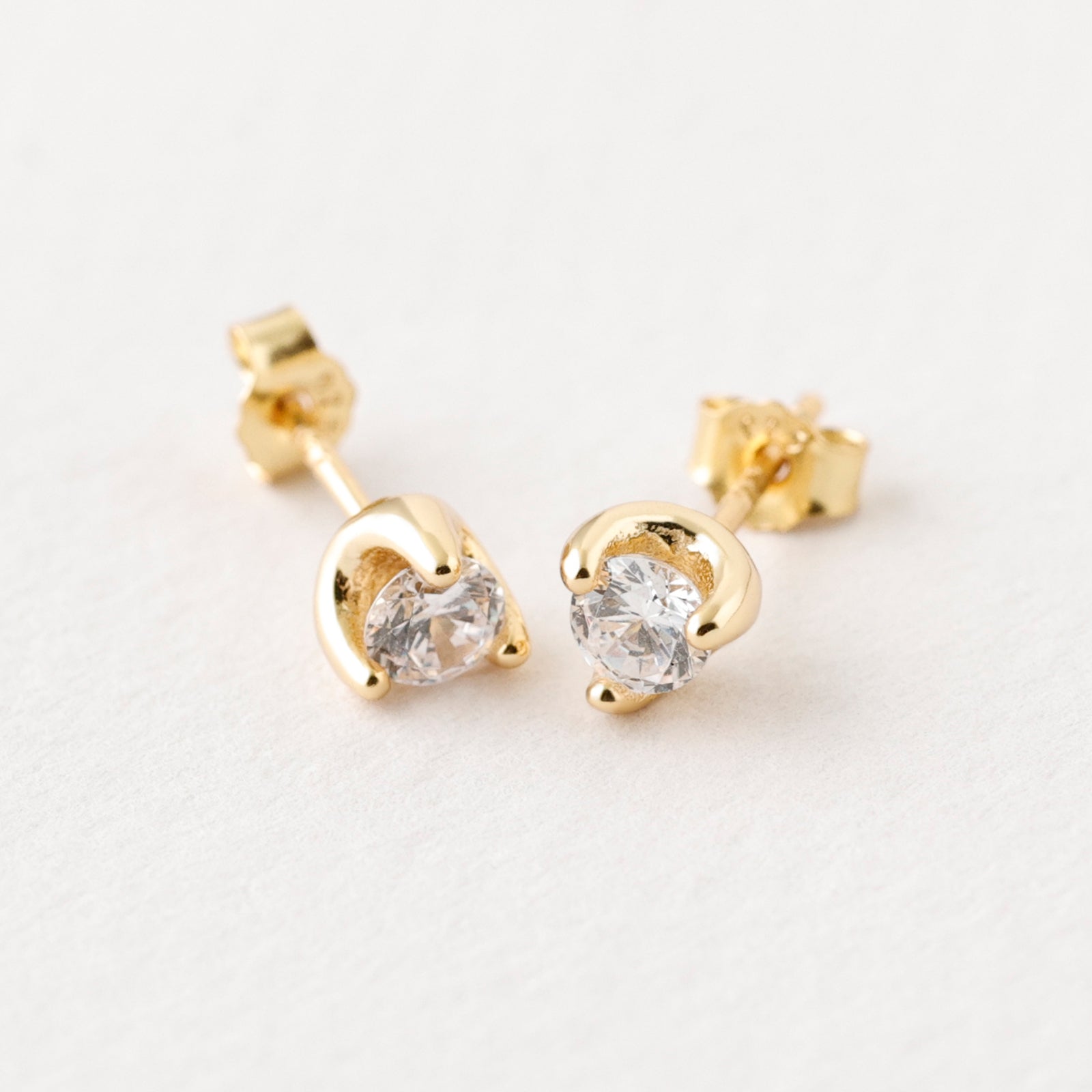 Ohrstecker mit Zirkonia - 925er Silber Ohrringe VIVIANNASCHMUCK