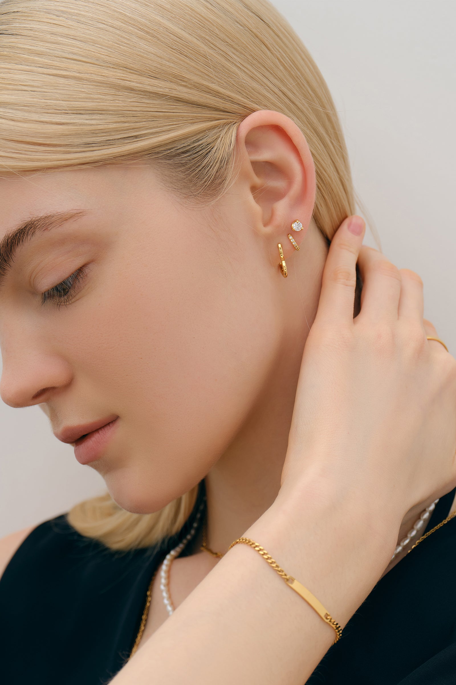 Ohrstecker mit Zirkonia - 925er Silber Ohrringe VIVIANNASCHMUCK