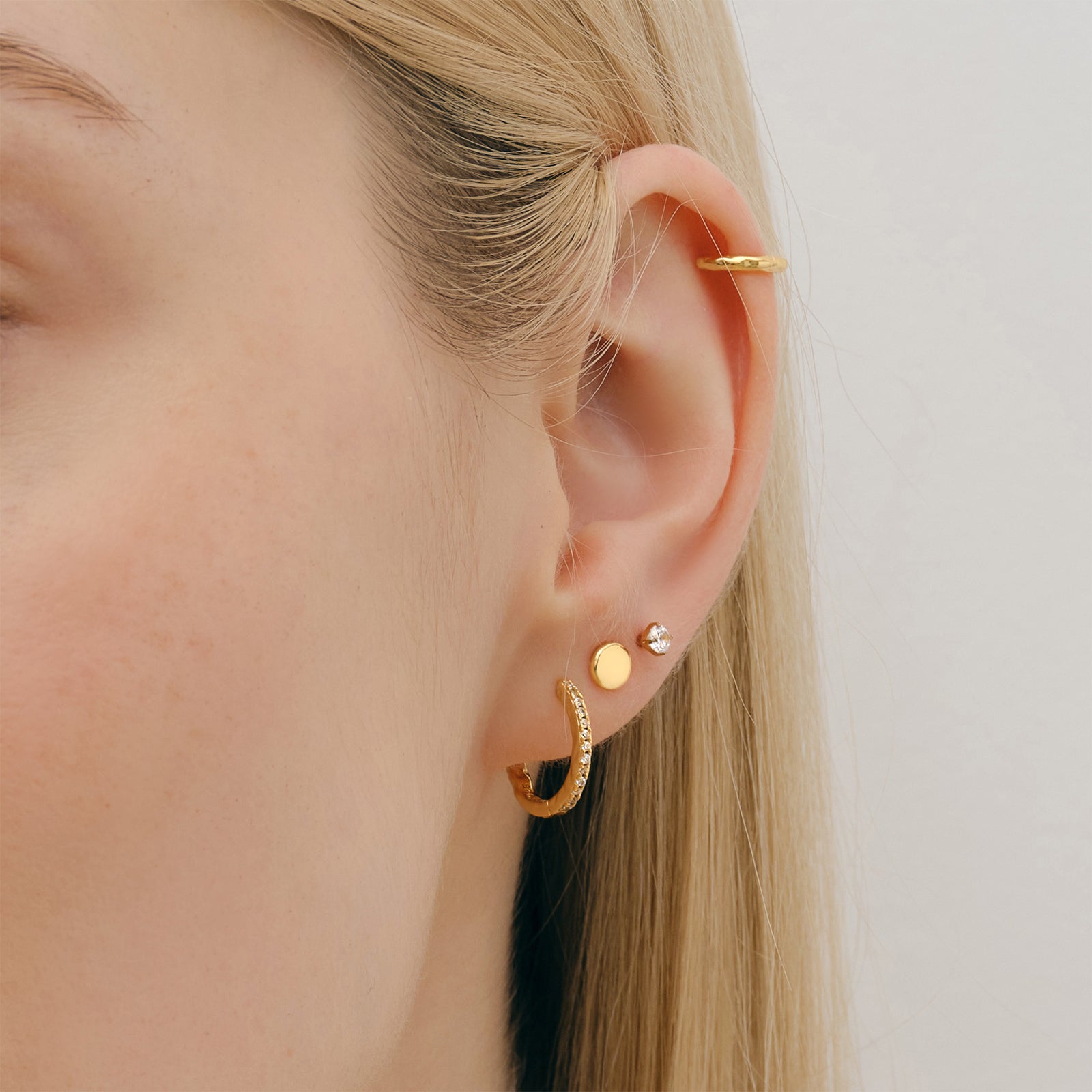 Creolen mit Zirkonia - 925er Sterlingsilber - VIVIANNASCHMUCK