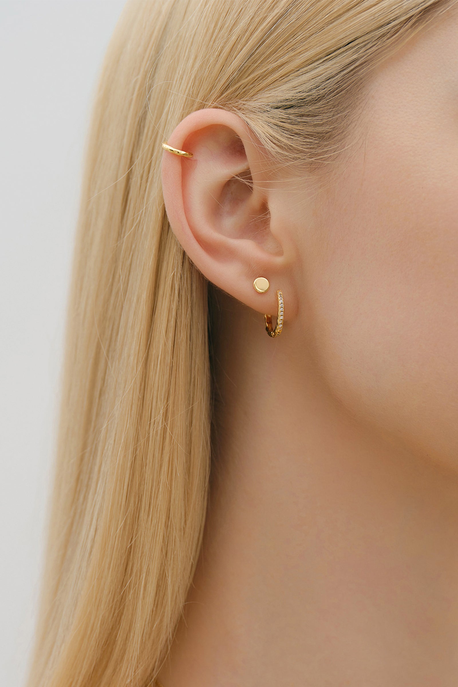 Creolen mit Zirkonia - 925er Sterlingsilber - VIVIANNASCHMUCK