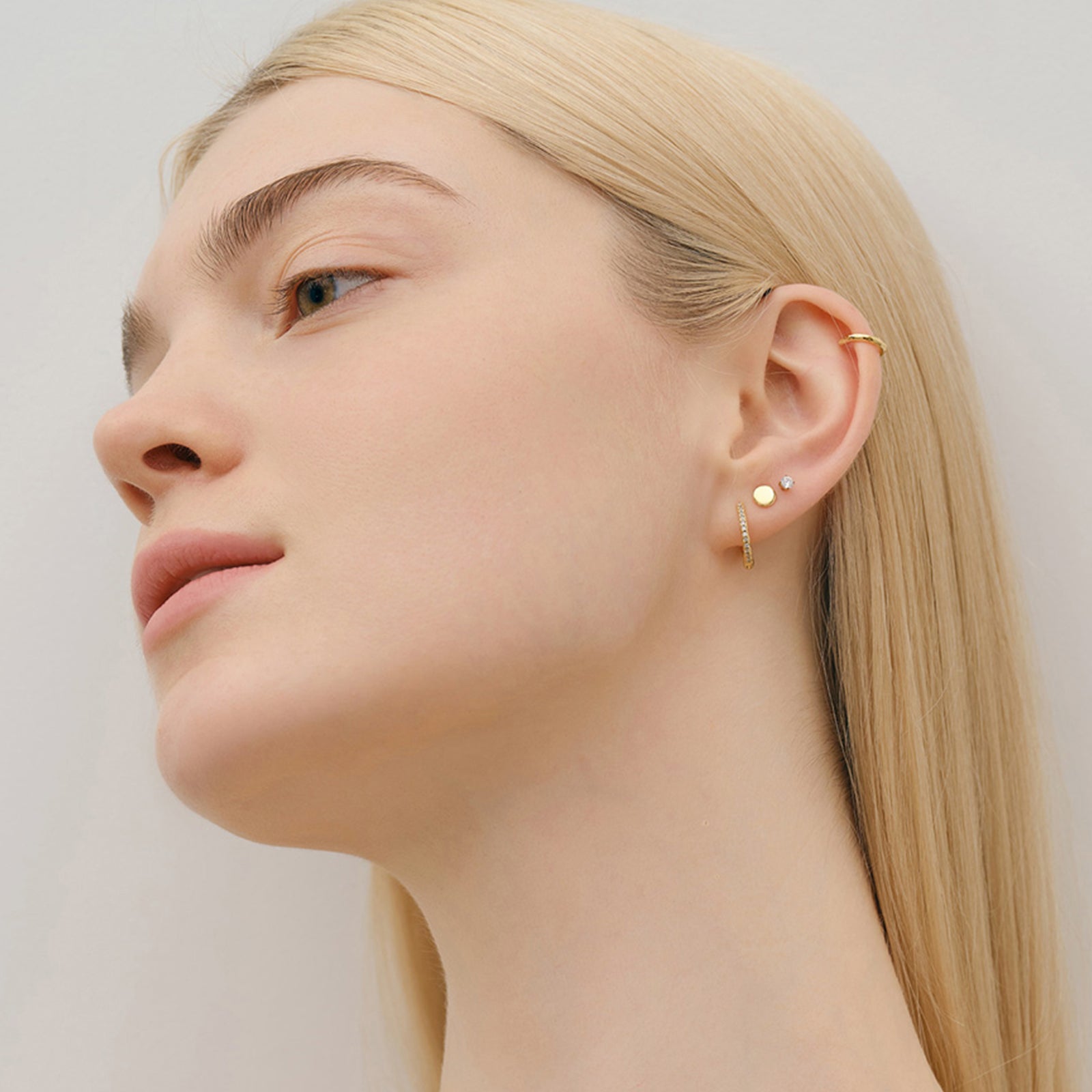 Creolen mit Zirkonia - 925er Sterlingsilber - VIVIANNASCHMUCK