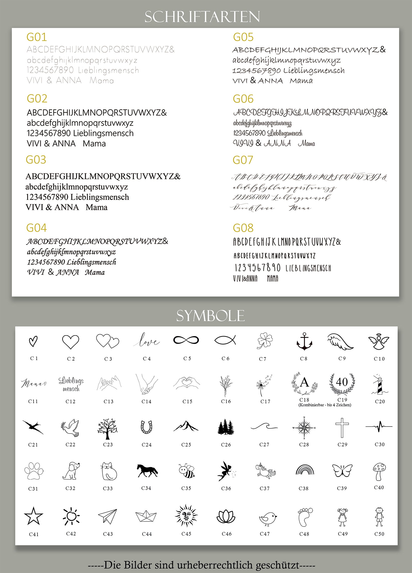 Personalisierte Ichthys Kette mit Geburtsstein