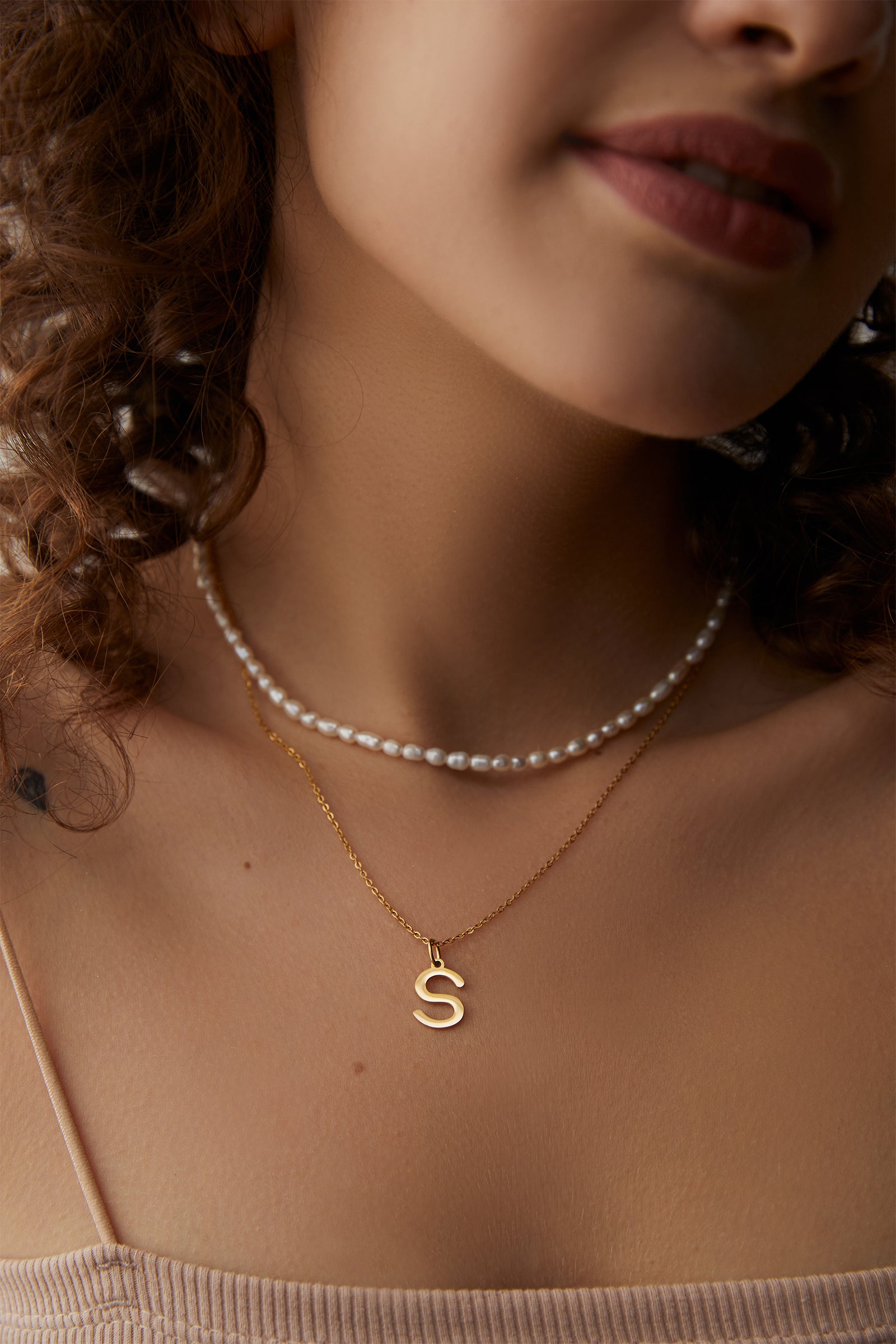 Initialen Kette Damen Halskette VIVIANNASCHMUCK