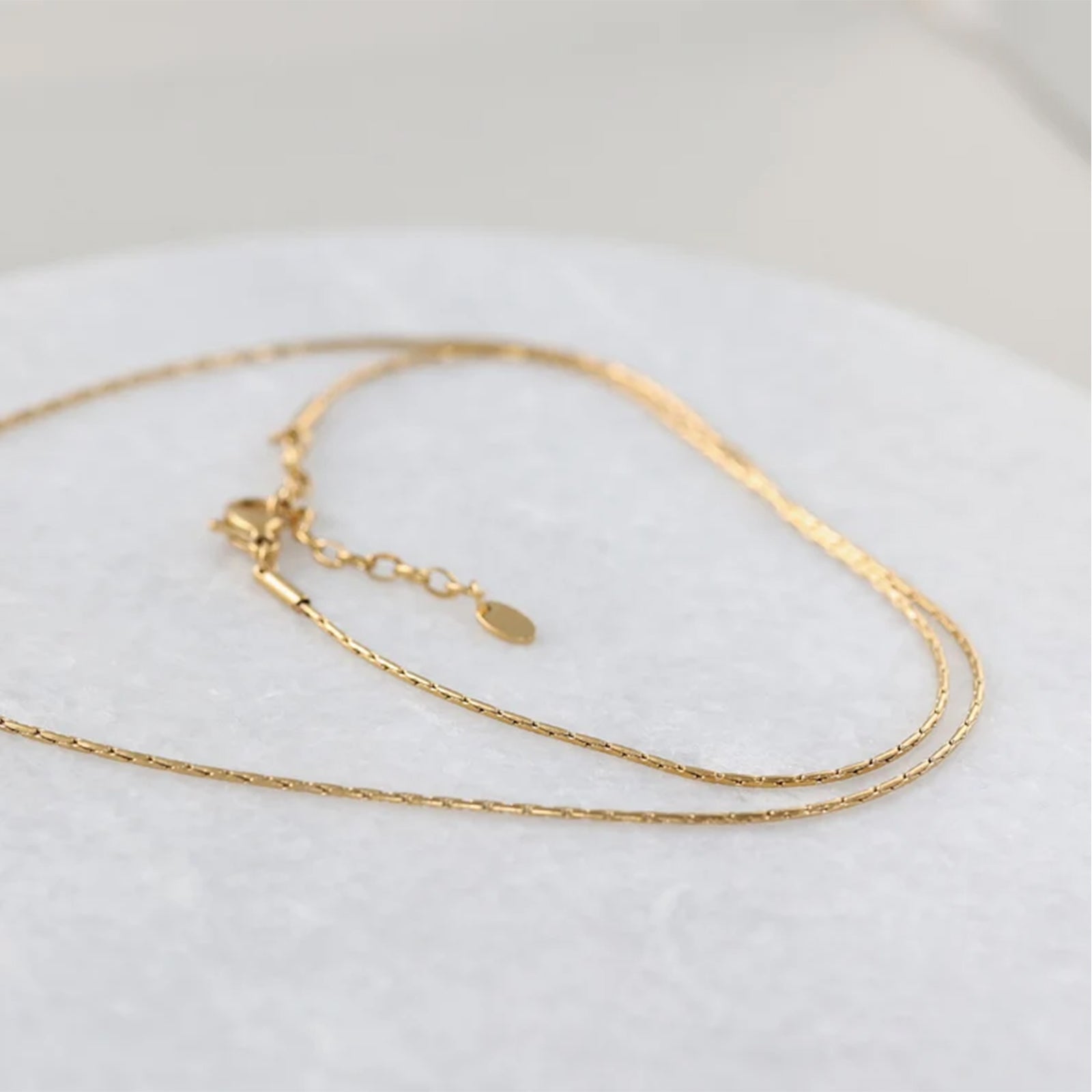 Runde Schlangenkette - Halskette - Choker - Gold Silber Róse - Edelstahl Kette - wasserfeste Kette - KE016 - VIVIANNASCHMUCK