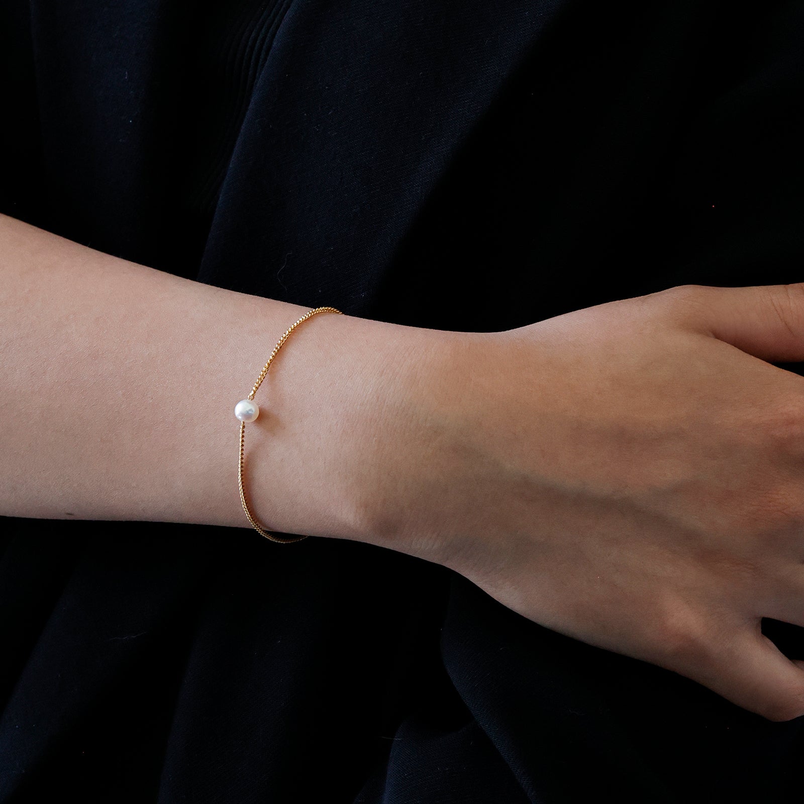 Süßwasserperle Armband - 925er Sterling Silber