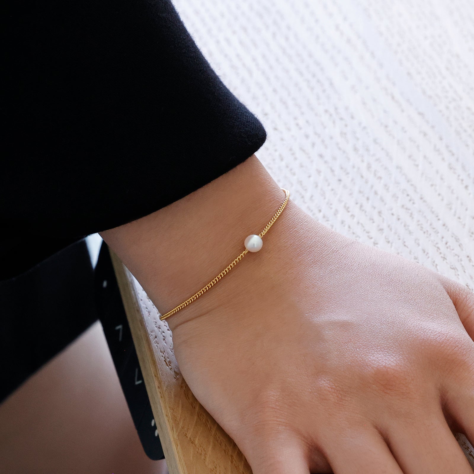 Süßwasserperle Armband - 925er Sterling Silber