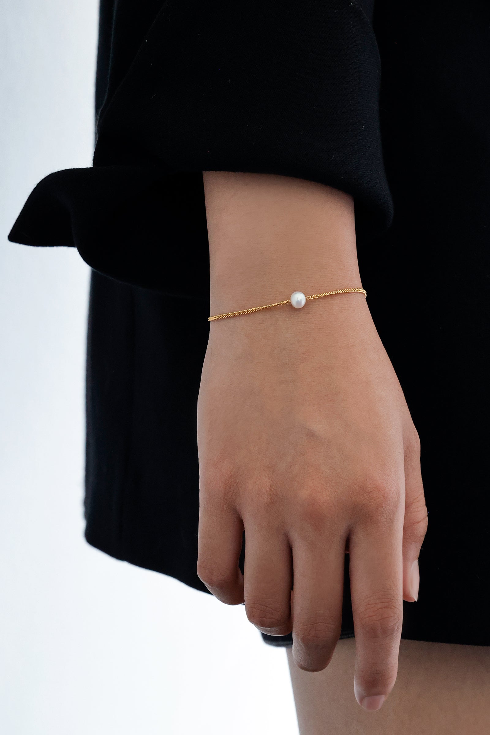 Süßwasserperle Armband - 925er Sterling Silber