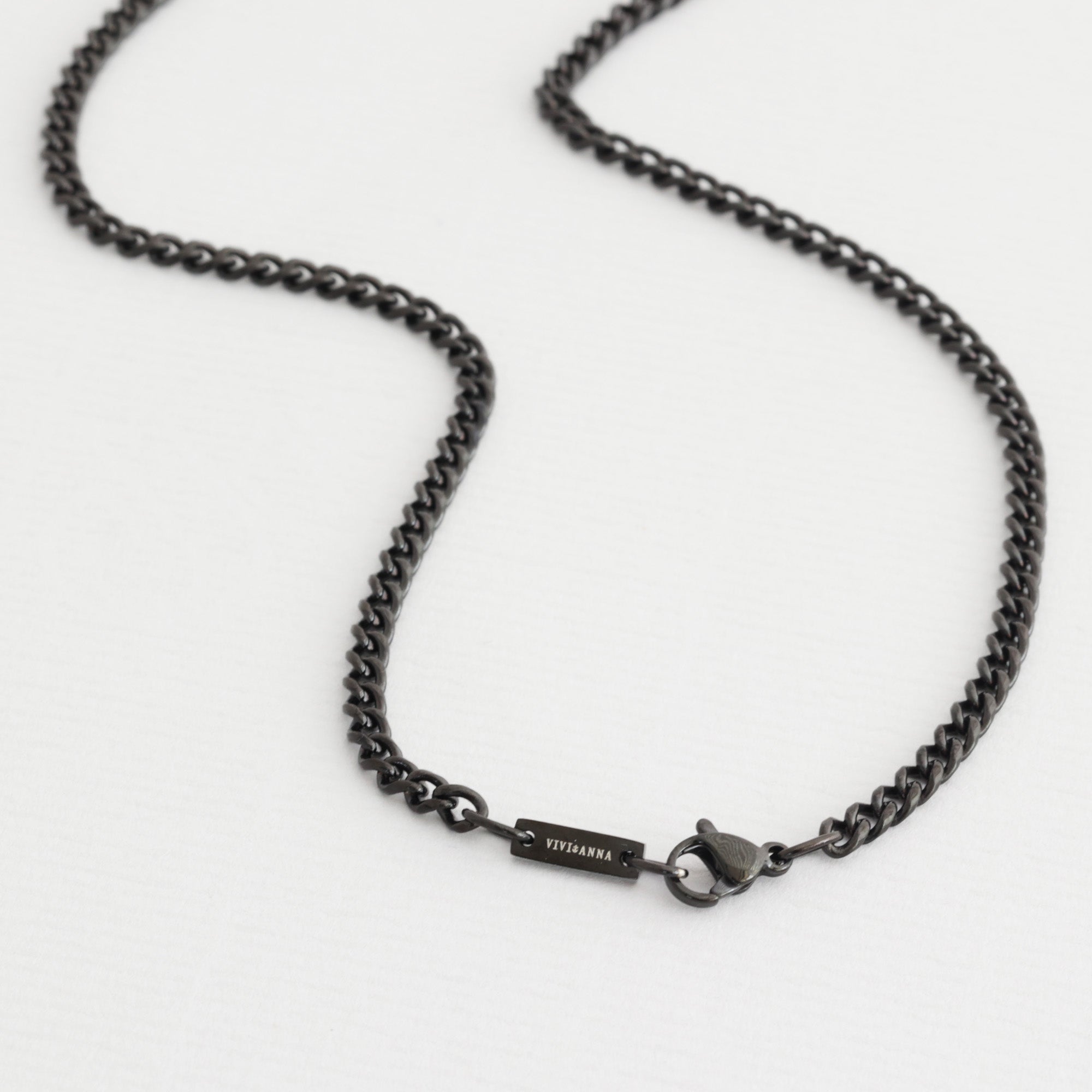Hochwertige Herren Halskette aus Edelstahl - VIVIANNASCHMUCK