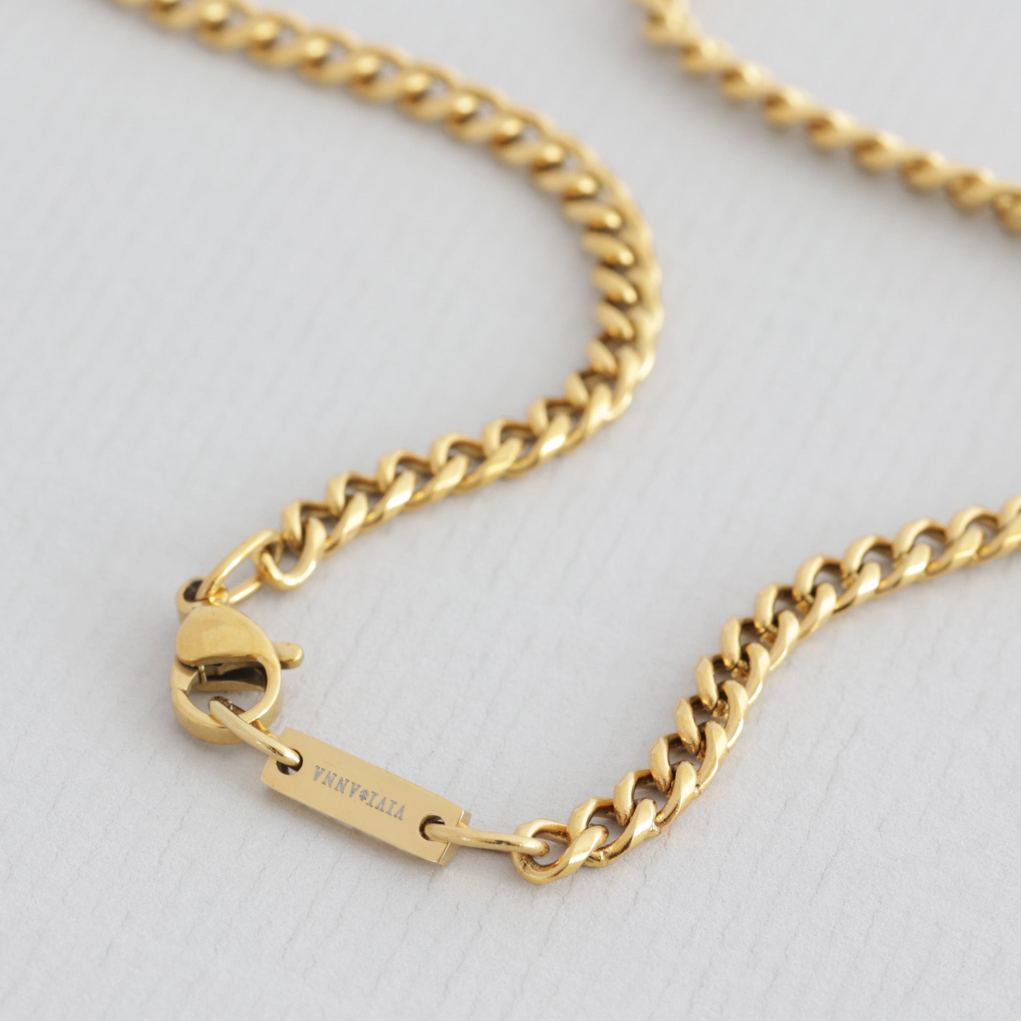 Hochwertige Herren Halskette aus Edelstahl - VIVIANNASCHMUCK