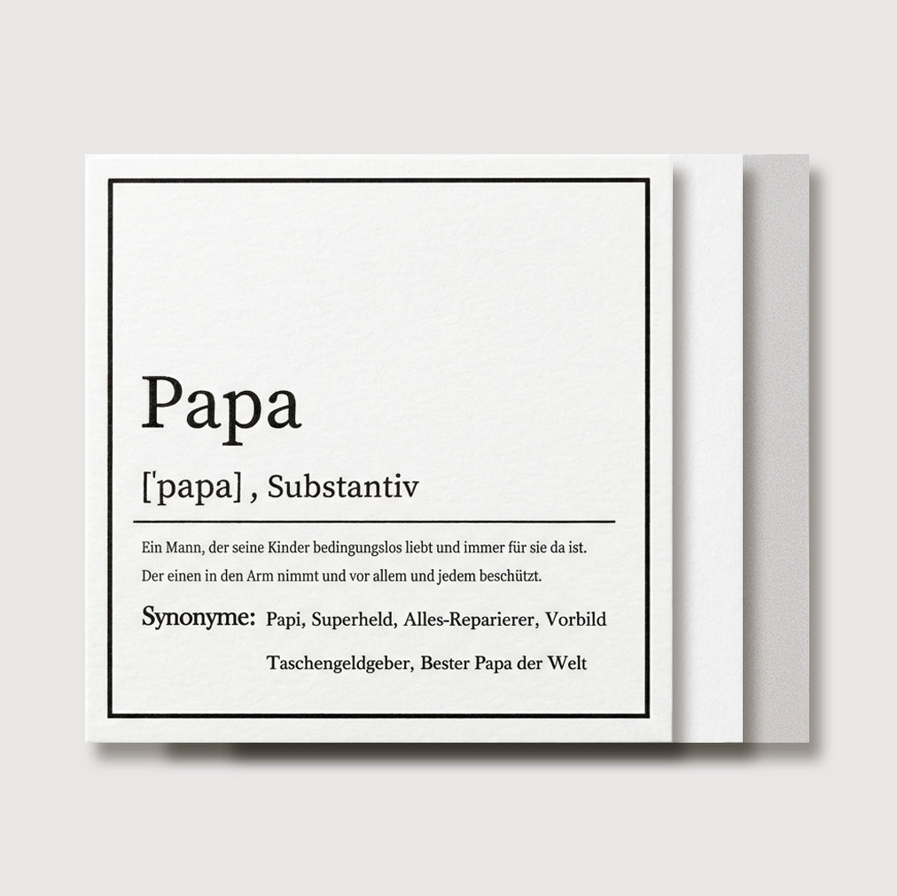 Für Papa Grußkarten Geschenkideen mit Karten VIVIANNASCHMUCK
