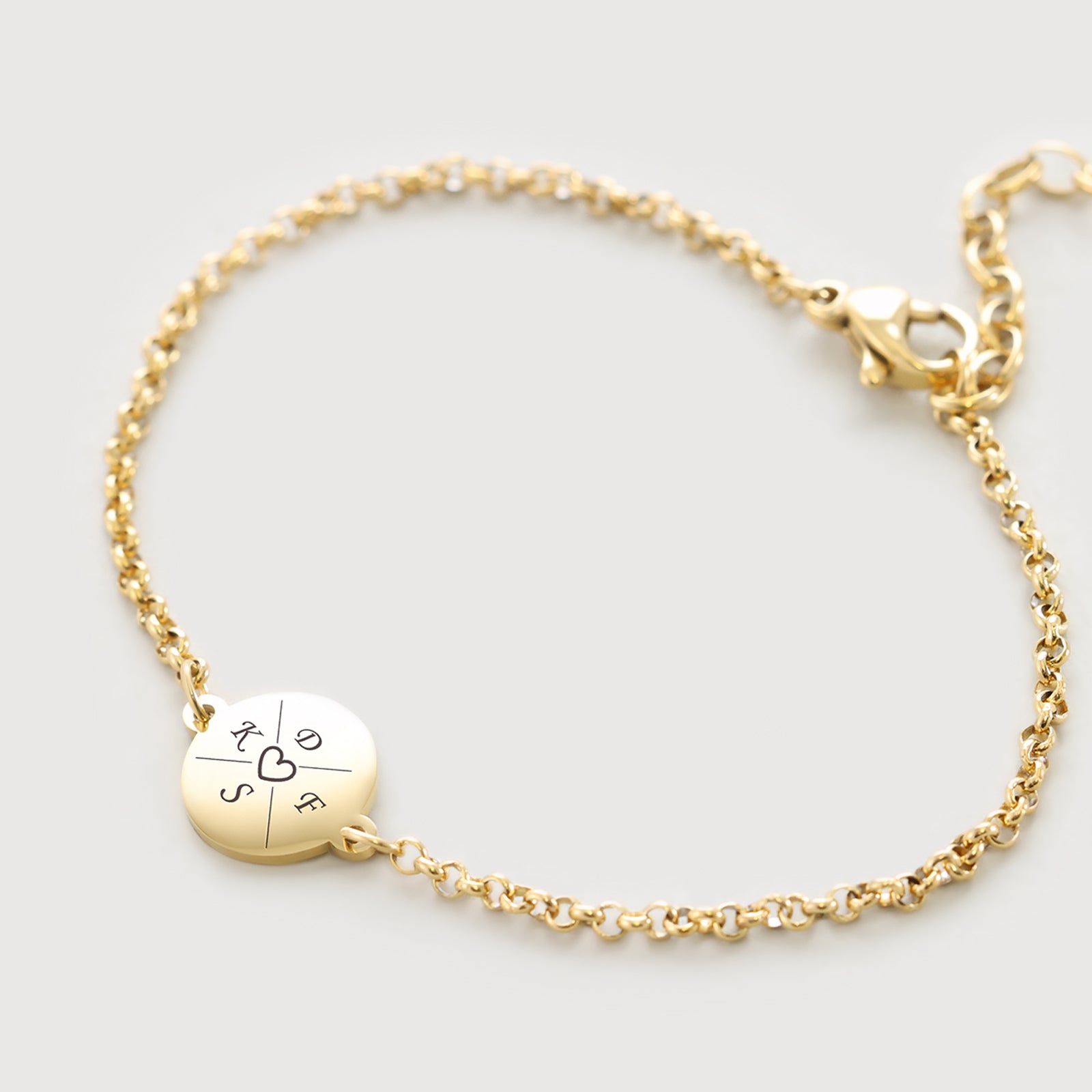 Personalisiertes Armband mit Gravur Damen Armband VIVIANNASCHMUCK