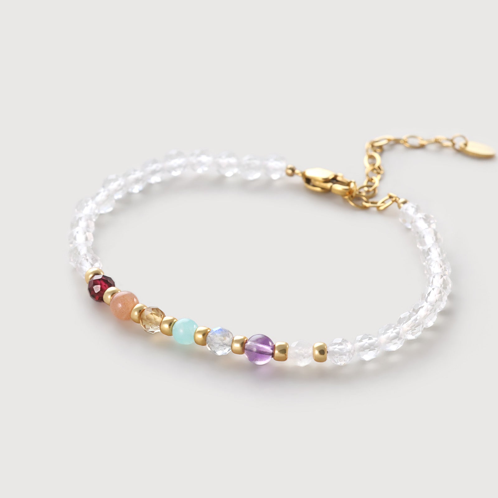 娜 脉轮内容补充 Chakra Energiearmband mit Kristallen Damen Armband VIVIANNASCHMUCK