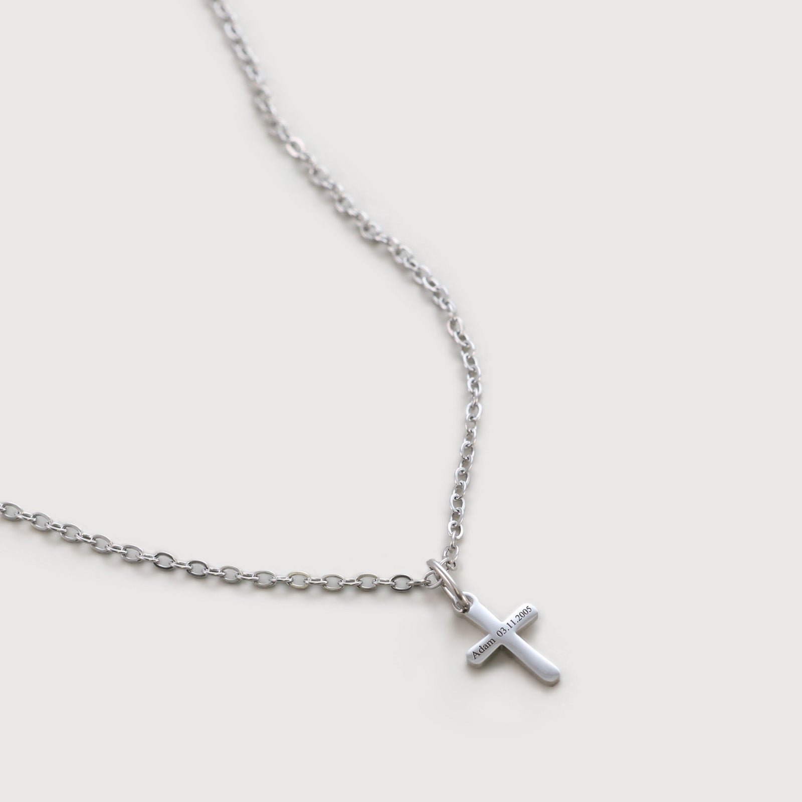 Personalisierte mini- Keuzkette Herren Halskette VIVIANNASCHMUCK