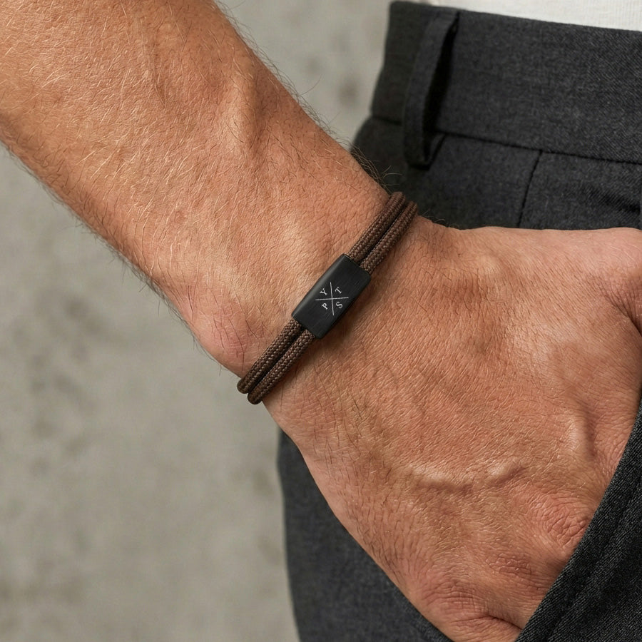 Wasserfestes Familien Armband mit Gravur