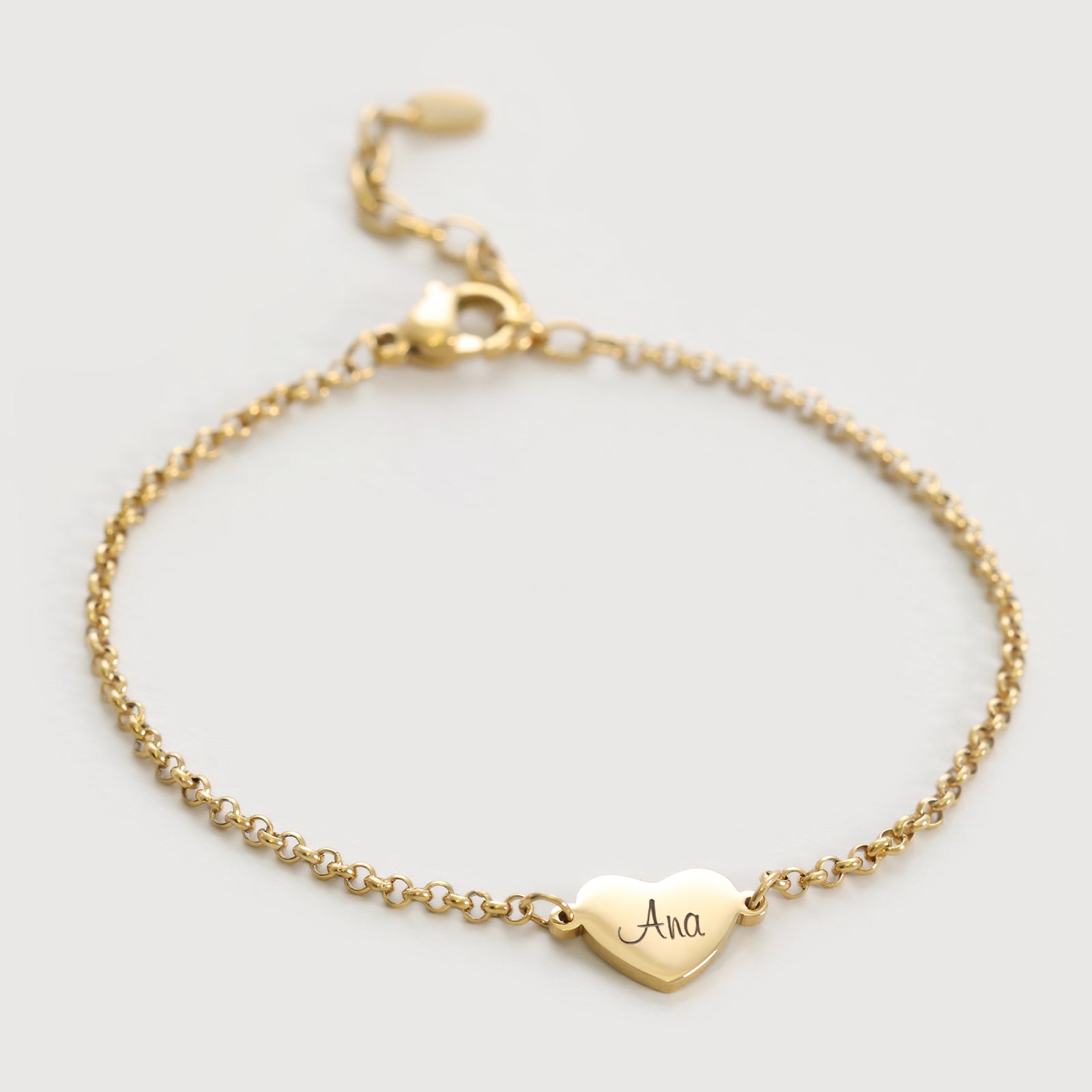 Personalisiertes Herz Armband