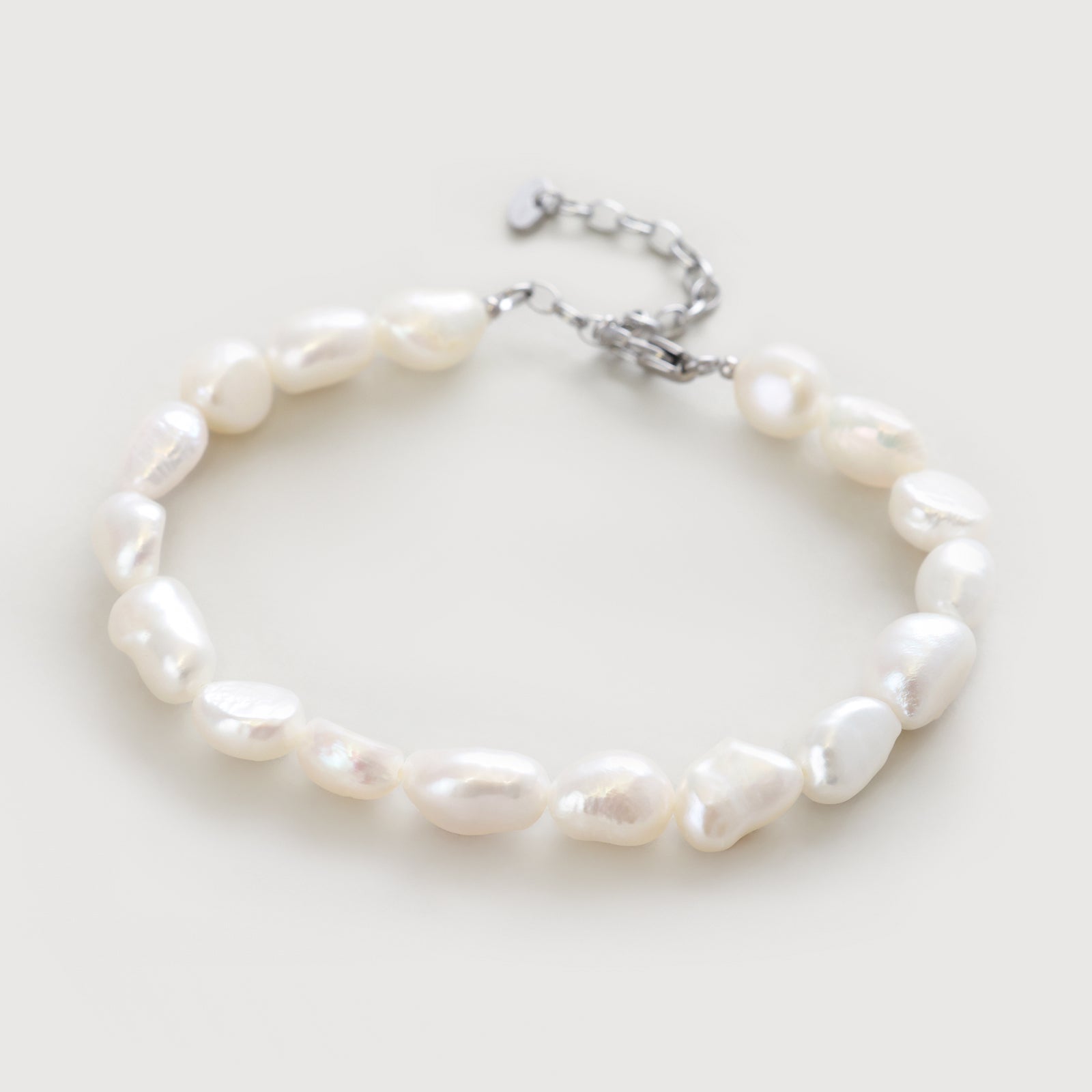 Freshwater pearl necklace - 925 sterling silver - minimalist gift