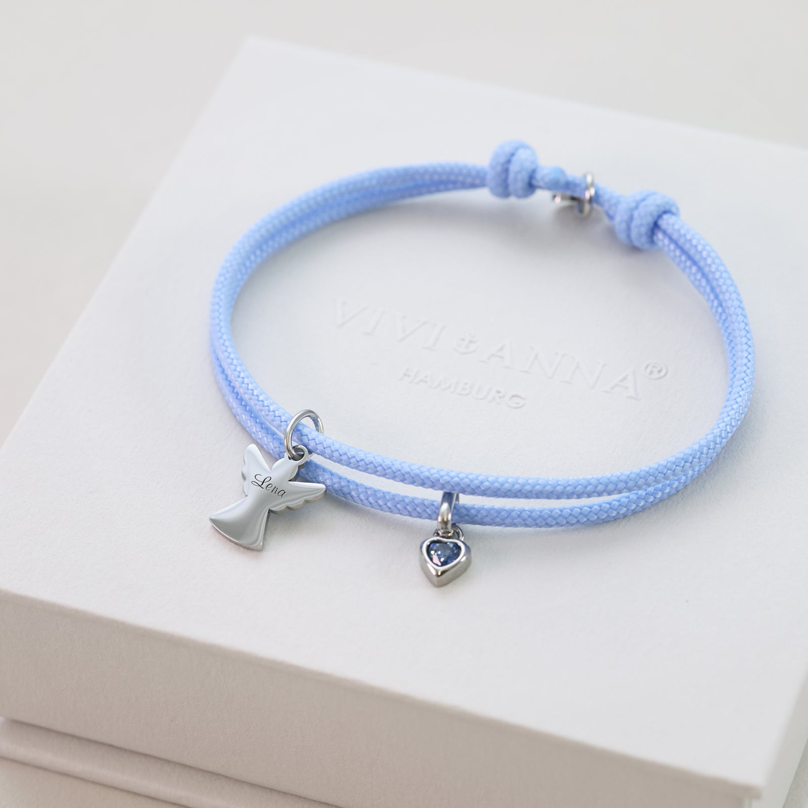 Personalized Princess Bracelet - Disney Fans - Birthday Gift with Engraving - Jewelry for Little Girls - Sailing Rope Bracelet - AE013