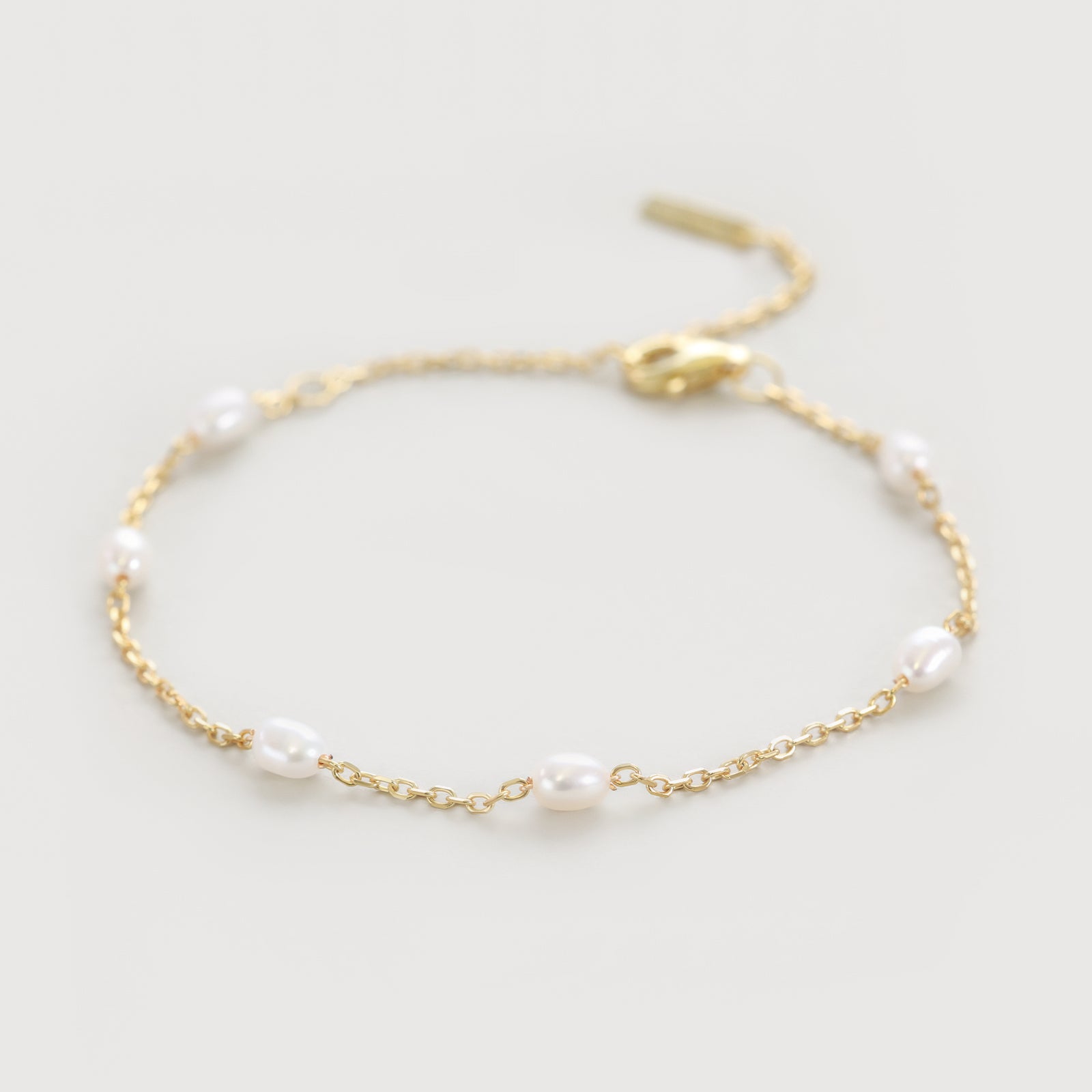 Freshwater pearl necklace - 925 sterling silver - minimalist gift