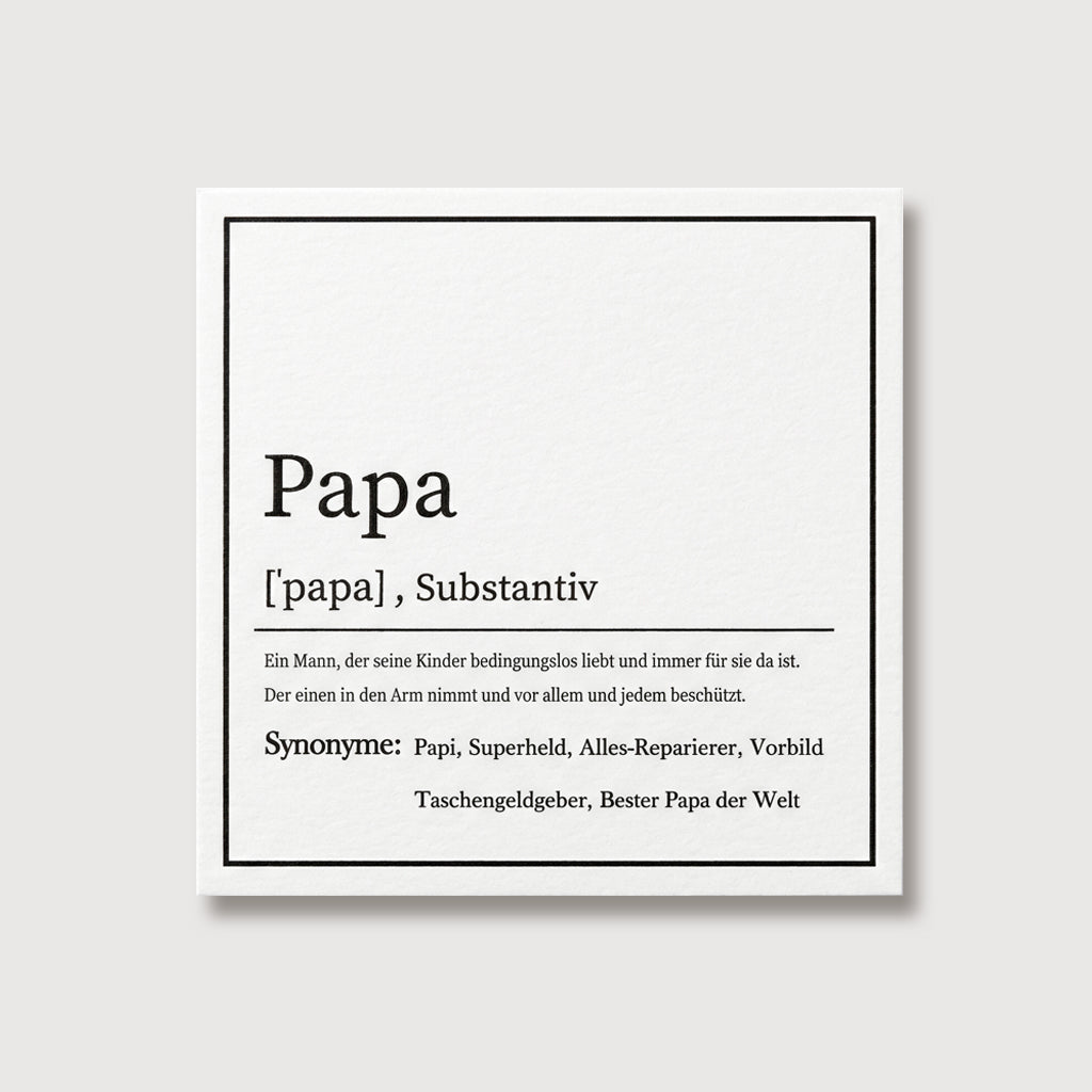 Für Papa Grußkarten Geschenkideen mit Karten VIVIANNASCHMUCK