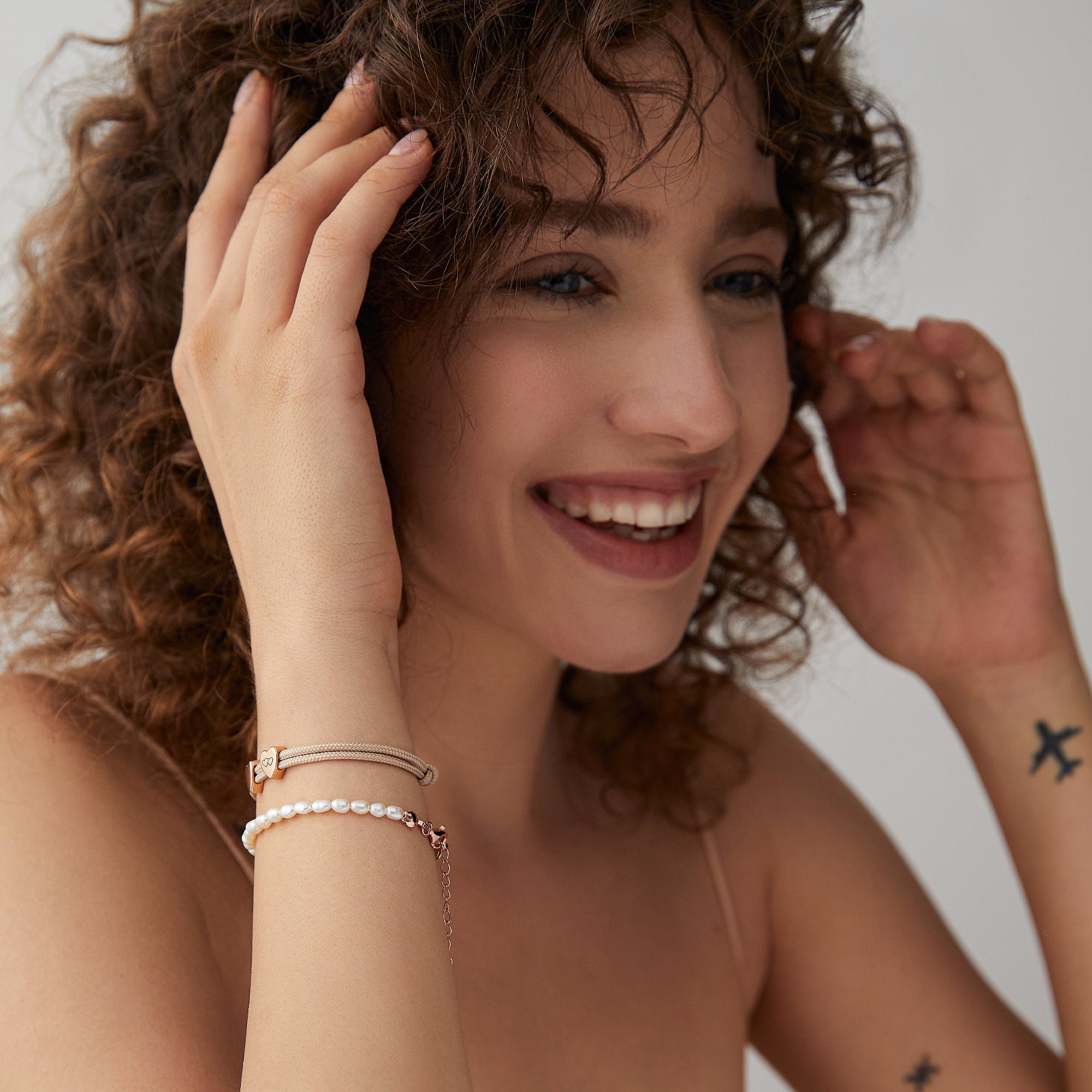 Personalisiertes Herzarmband – zartes Segeltau für Groß & Klein Damen Armband VIVIANNASCHMUCK