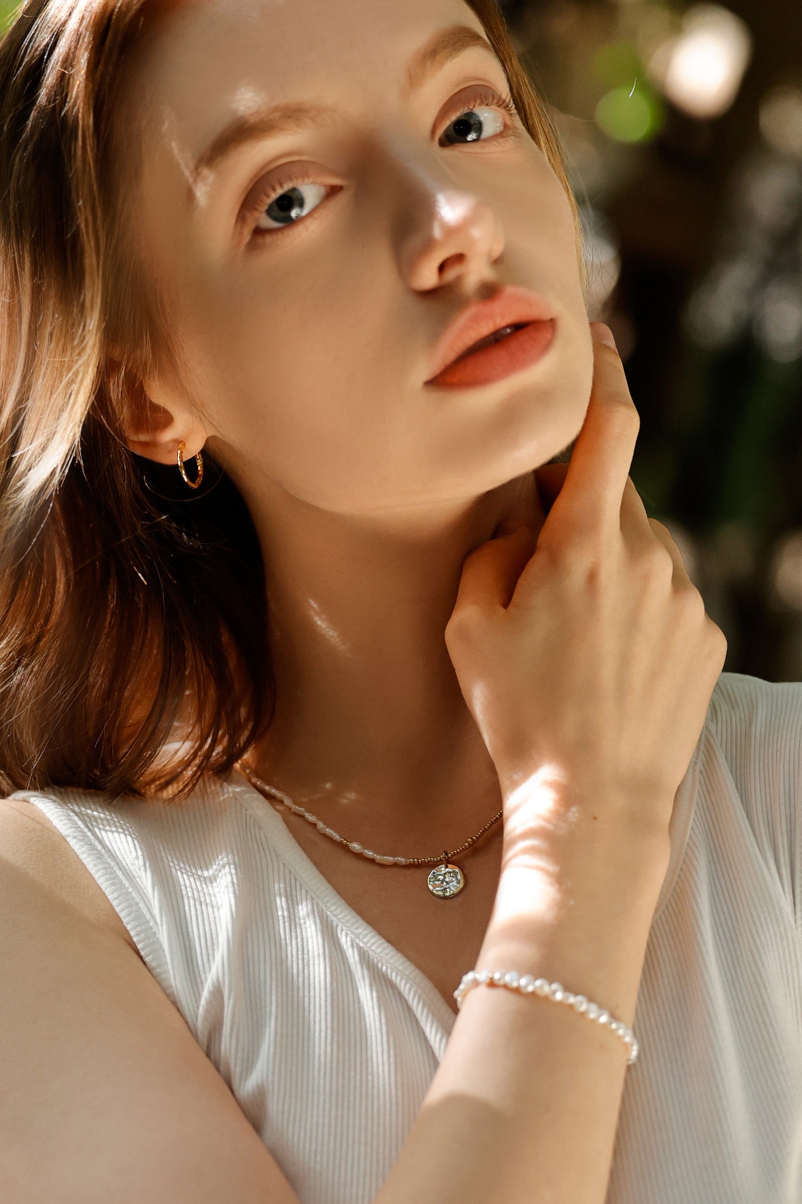 Rainbow Tourmaline Necklace - 925 Sterling Silver