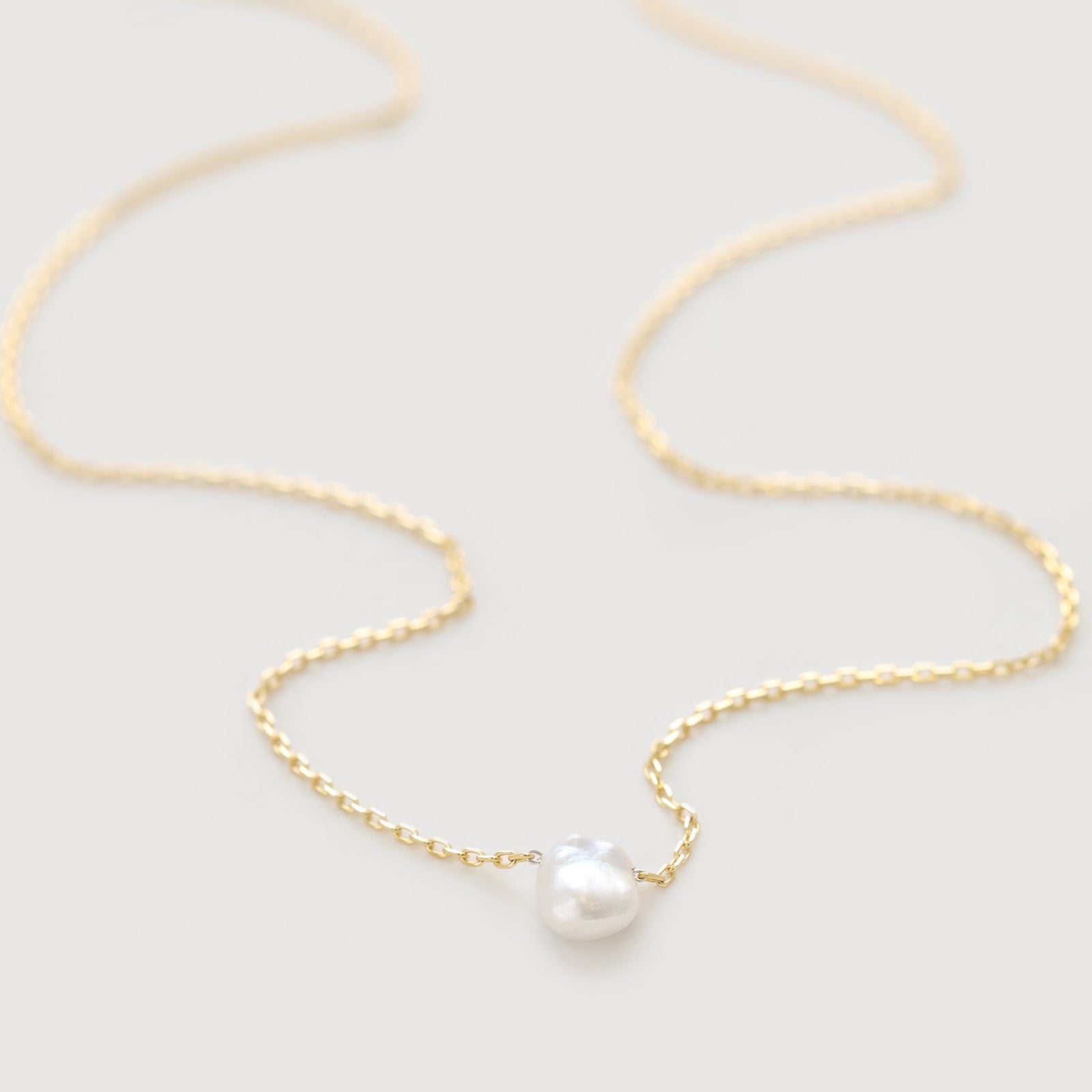 Kette mit Barockperle - 925 Sterling Silber