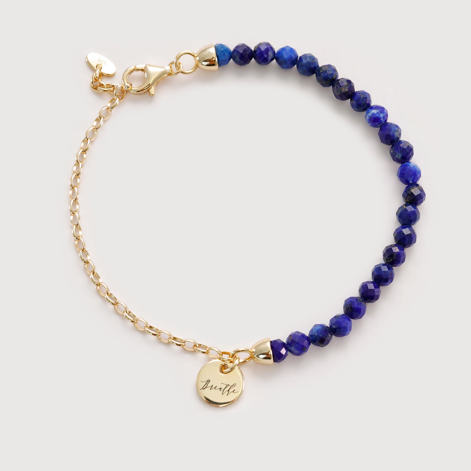 Lapis-Lazuli Armband - 925er Sterling Silber