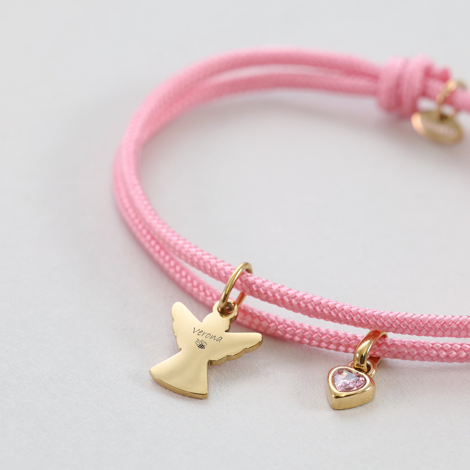 Personalized Princess Bracelet - Disney Fans - Birthday Gift with Engraving - Jewelry for Little Girls - Sailing Rope Bracelet - AE013