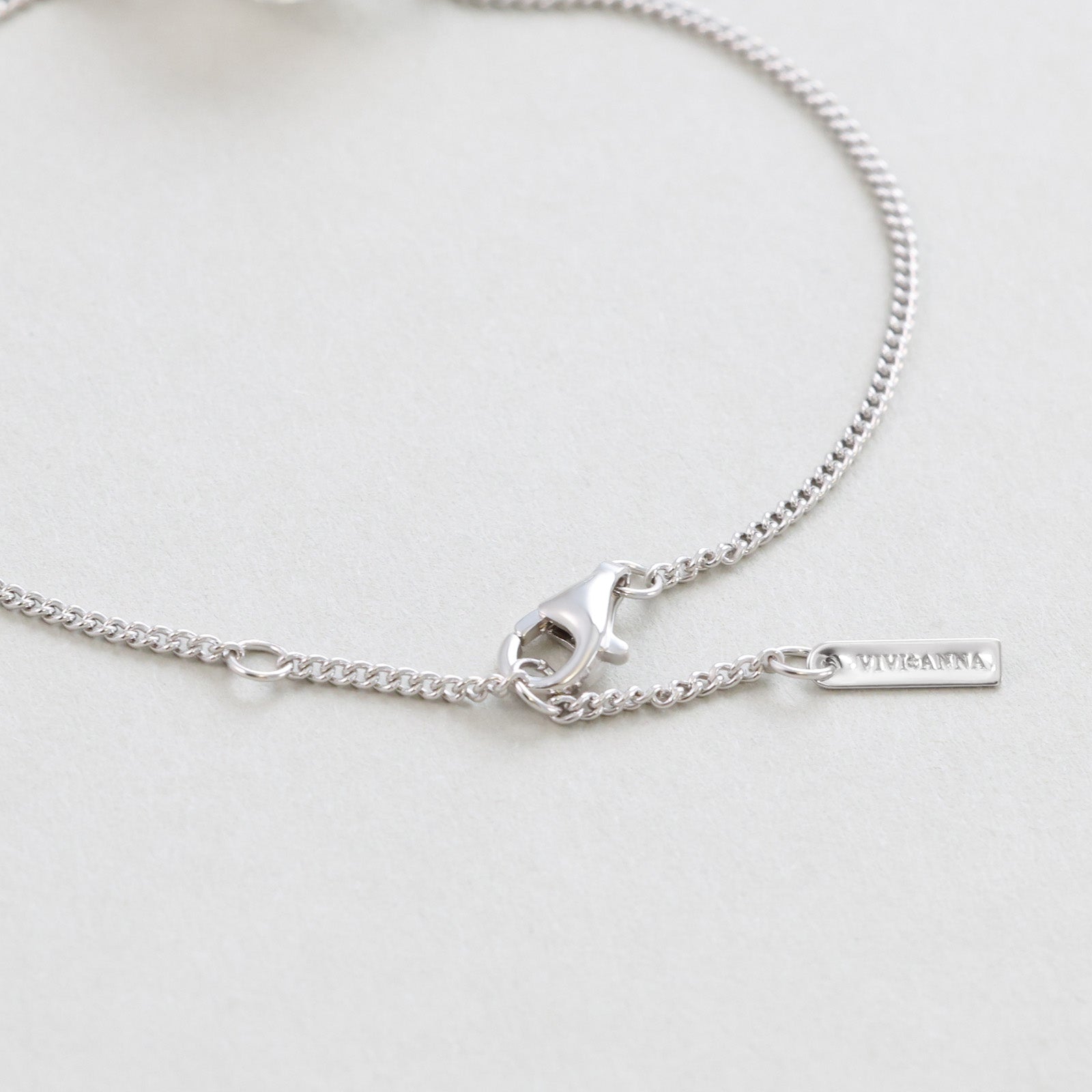 Vergissmeinnicht Armband mit Gravur - 925er Sterling Silber Damen Armband VIVIANNASCHMUCK