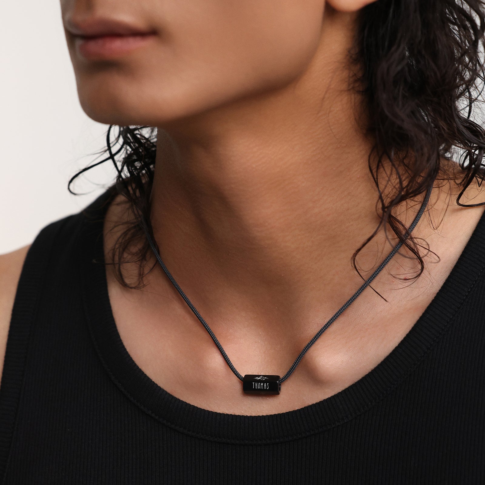 Personalisierbare Herren Segeltau Kette – 6 Gravurflächen Herren Halskette VIVIANNASCHMUCK