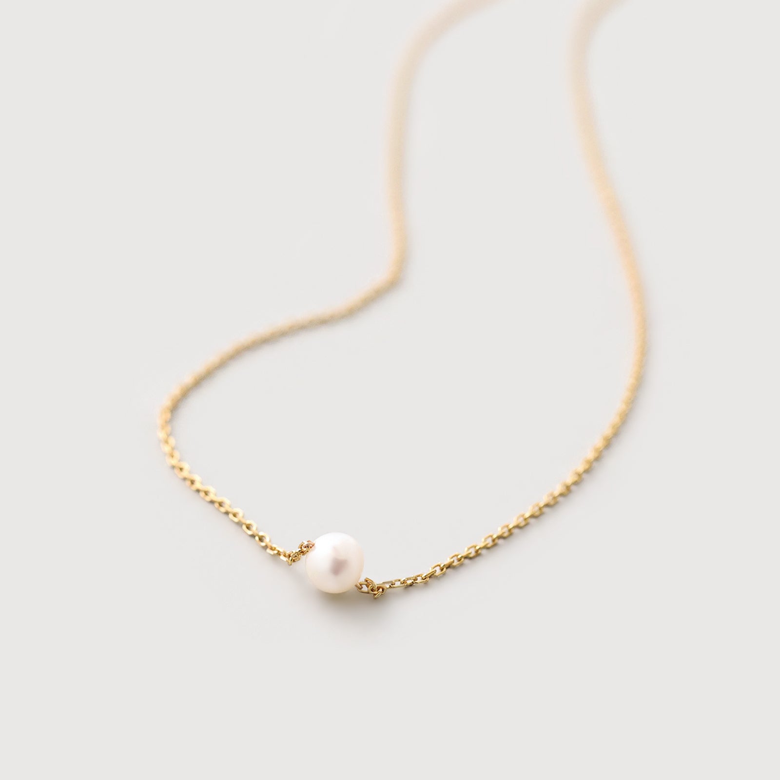 Halskette mit Süßwasserperle - 925er Sterling Silber