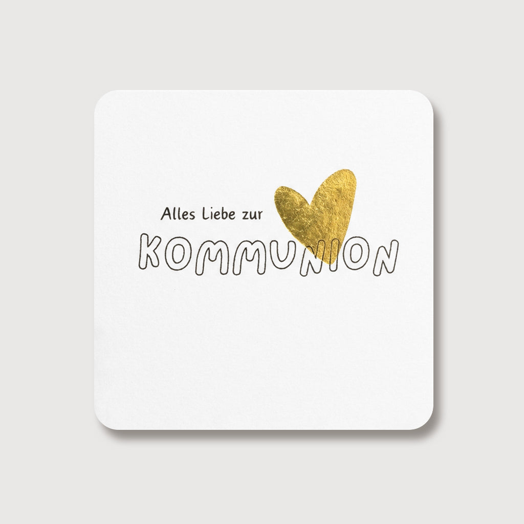 Zusatzkarte zur zur Kommunion Geschenkideen mit Karten VIVIANNASCHMUCK