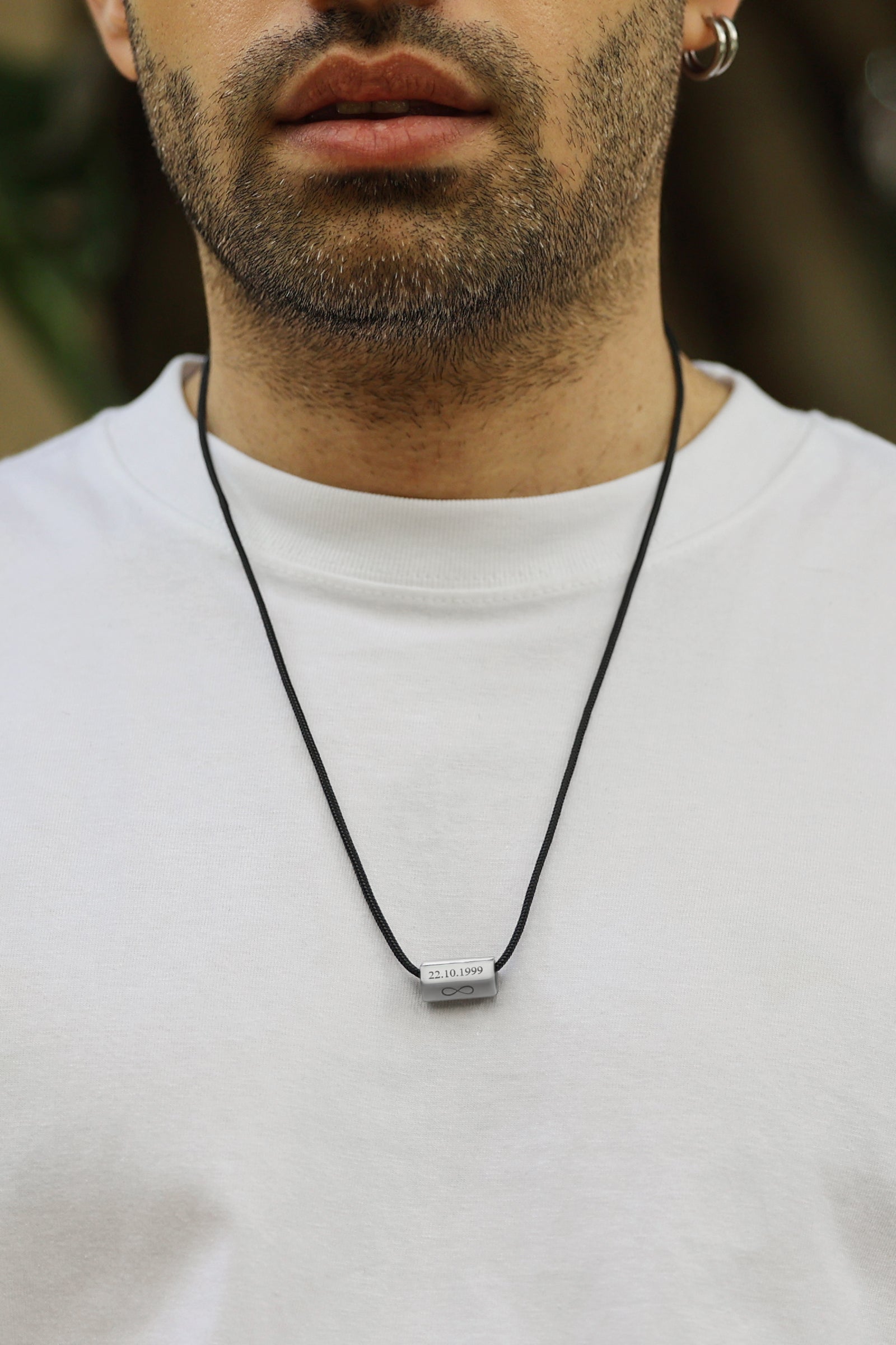 Personalisierbare Herren Segeltau Kette – 6 Gravurflächen Herren Halskette VIVIANNASCHMUCK