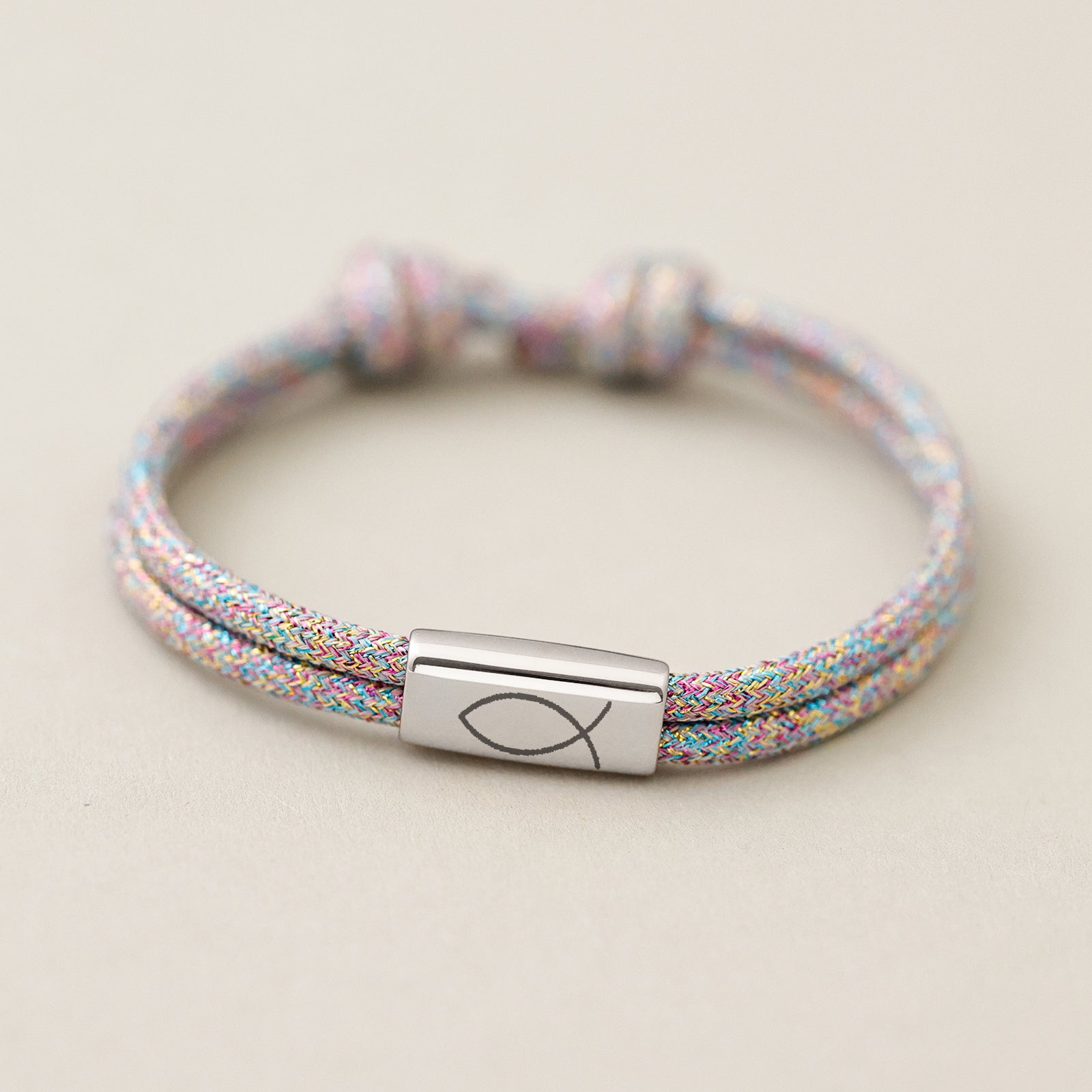 Personalized Girl Glitter Bracelet - Bracelet with Name - Communion Gift - Confirmation Gift - Engraving A209