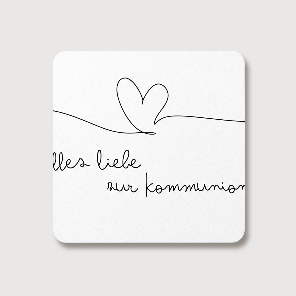 Zusatzkarte zur zur Kommunion Geschenkideen mit Karten VIVIANNASCHMUCK