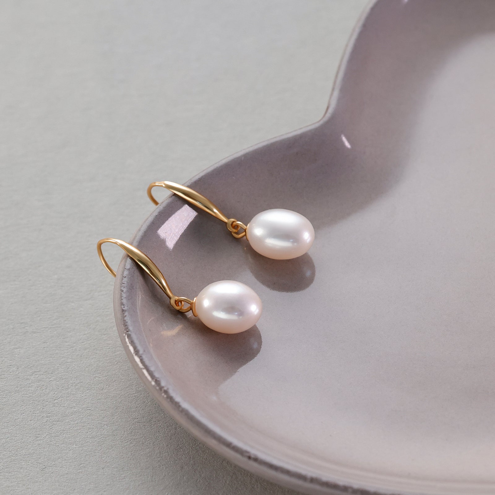 Elegant hoop earrings - 925 sterling silver