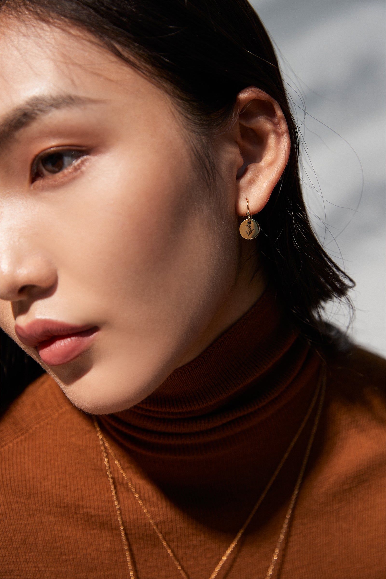 925 Silver Earrings - Birth Flower Earrings