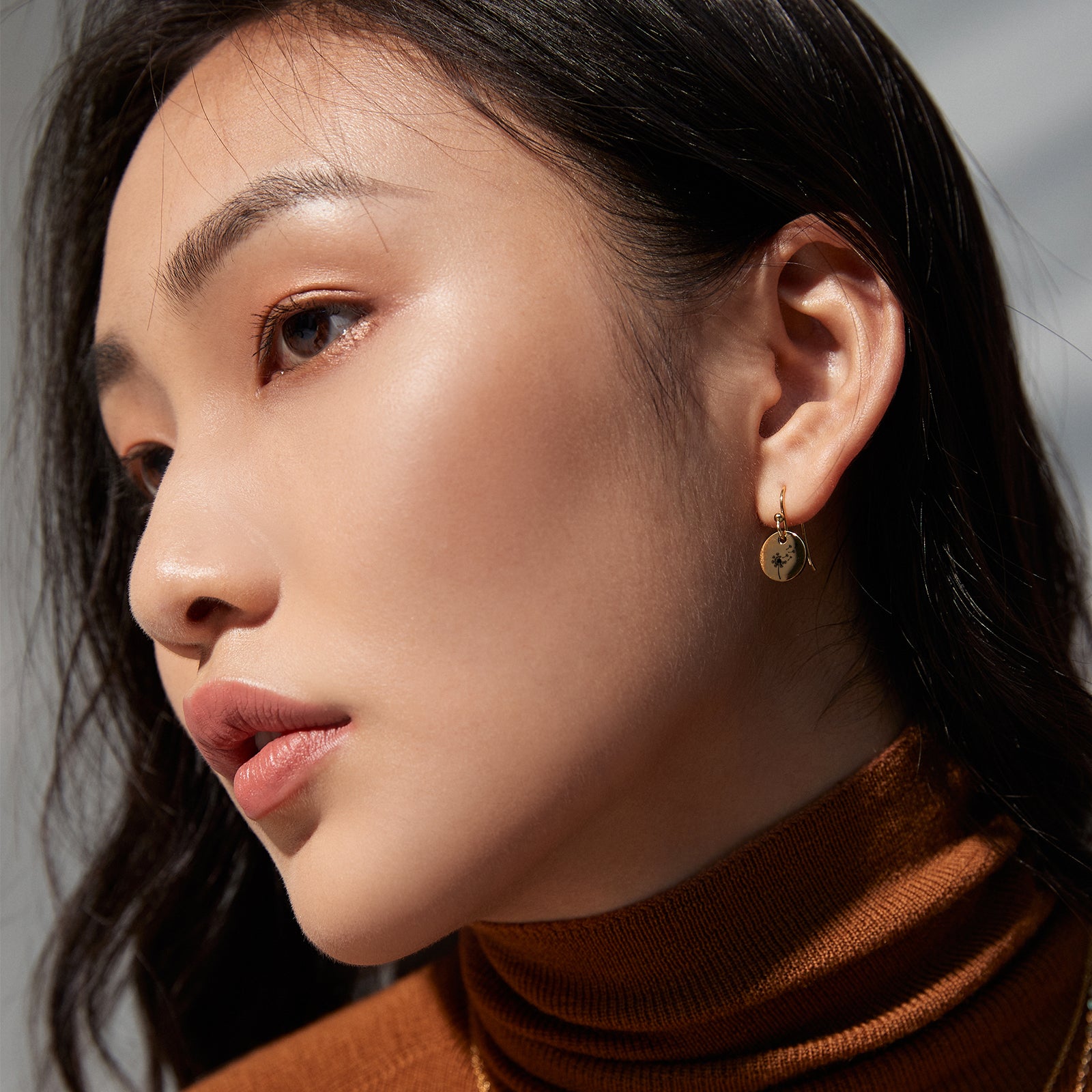 Geburtsblumen Ohrringe - 925er Sterling Silber