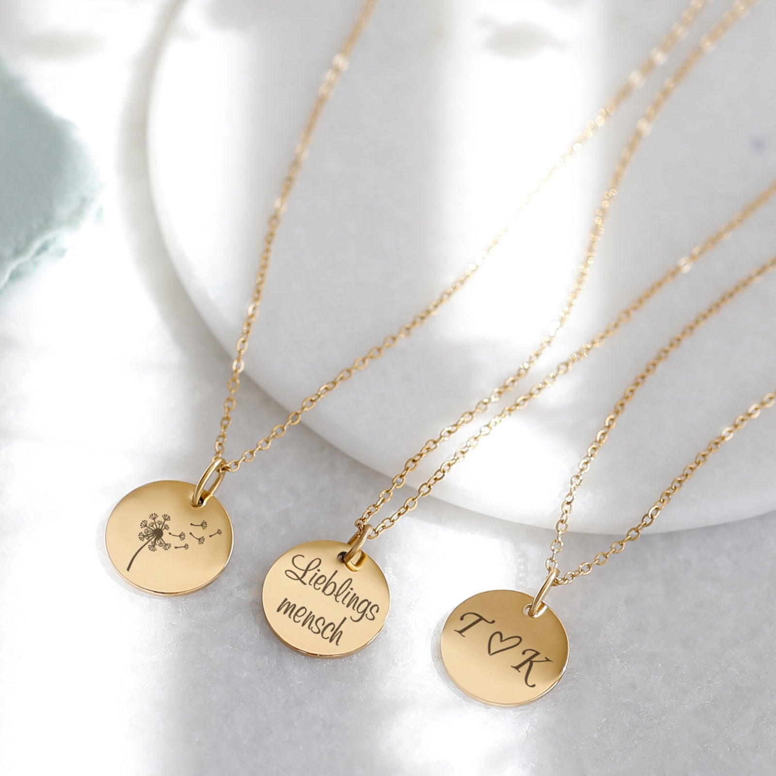 Personalized chains made of 925 sterling silver