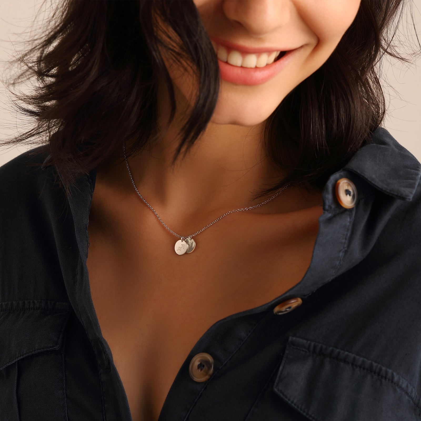 Kette mit eigener Handschrift oder Zeichnung - 925er Sterling Silber