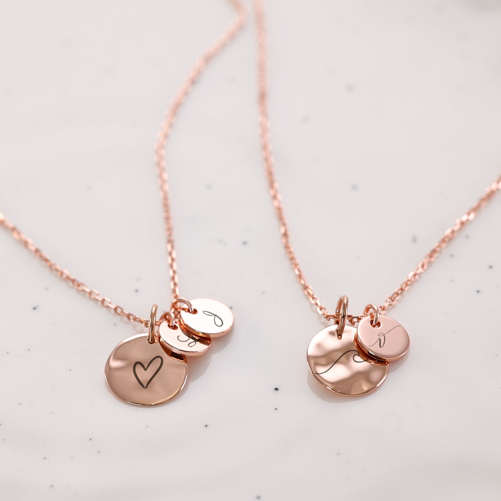 Plättchenkette zum Kombinieren - 925er Sterling Silber