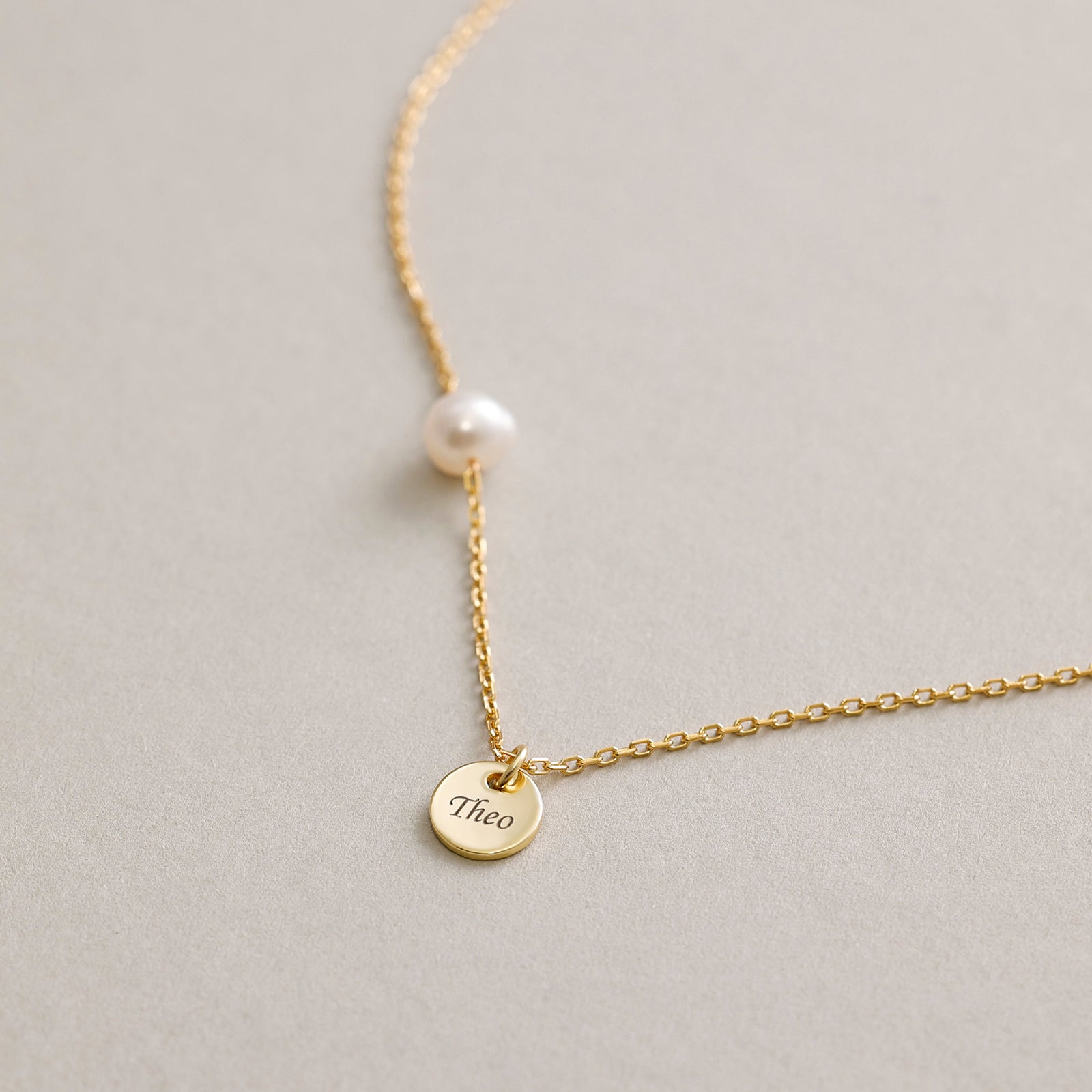 Personalisiert 925er Silber Kette mit Süßwasserperle - Damen Perlenkette - Harmonie Kette - Zuchtperlen - Geschenke für Sie - KS008 - VIVIANNASCHMUCK