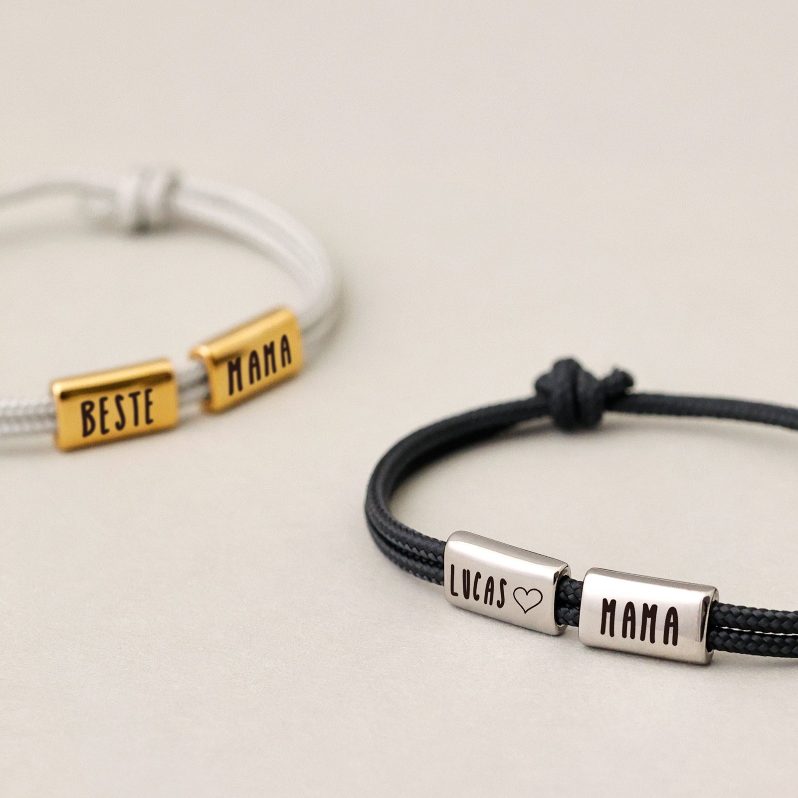 Personalized Sailing Rope Bracelet - Gift for Mom with Card